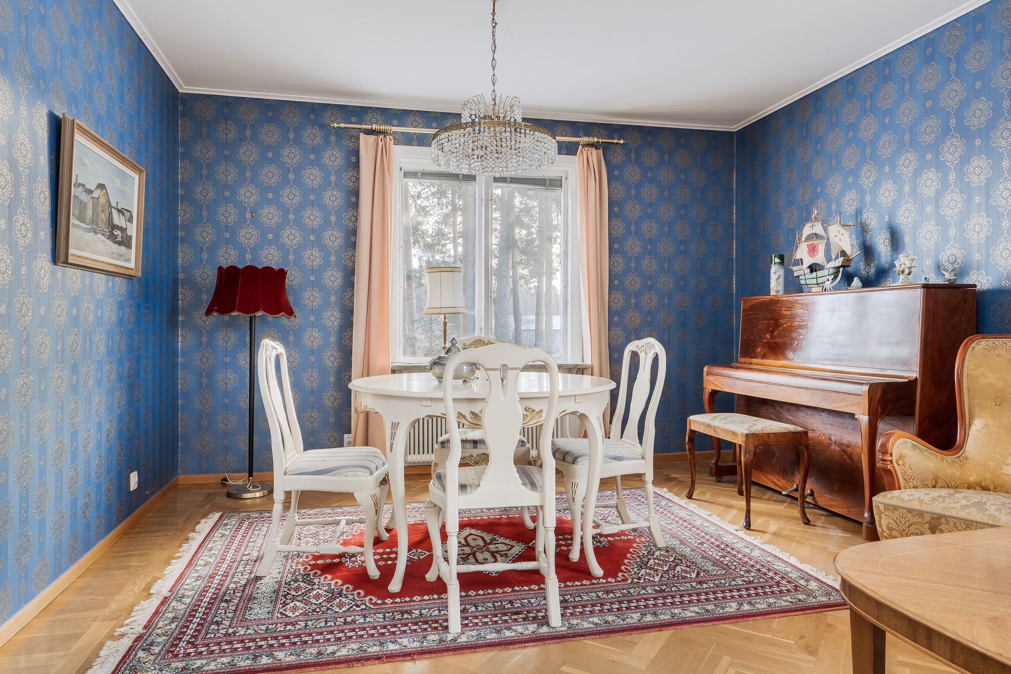 Sällskapsrum, övre plan