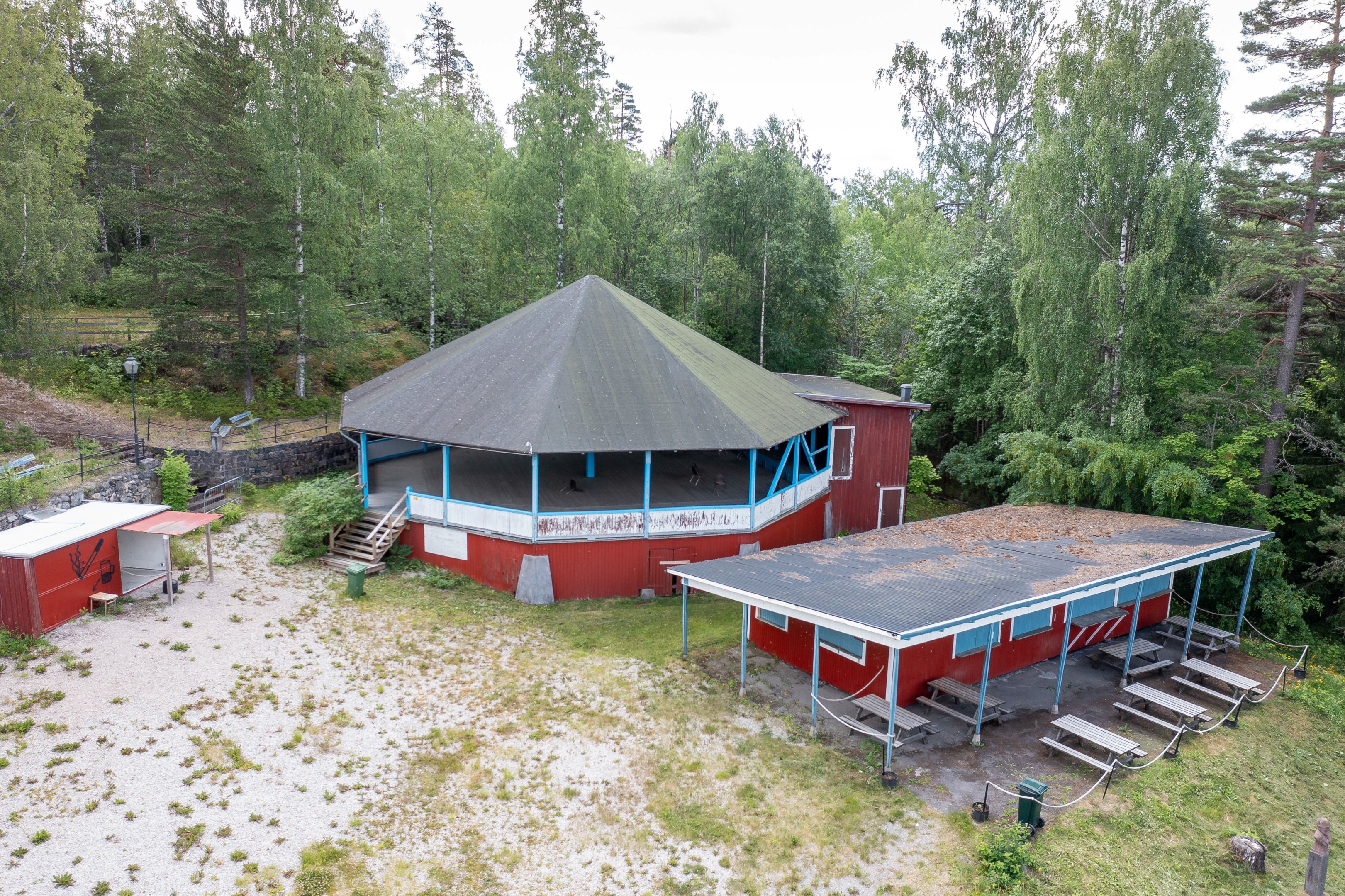 Stora dansbanan och tombolahuset