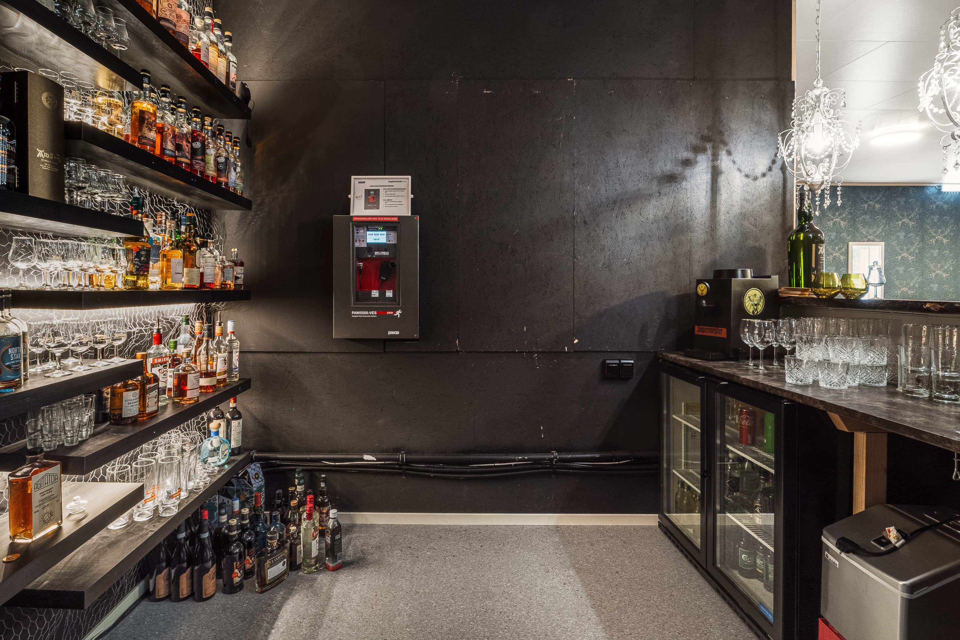 Bar i nya byggnaden