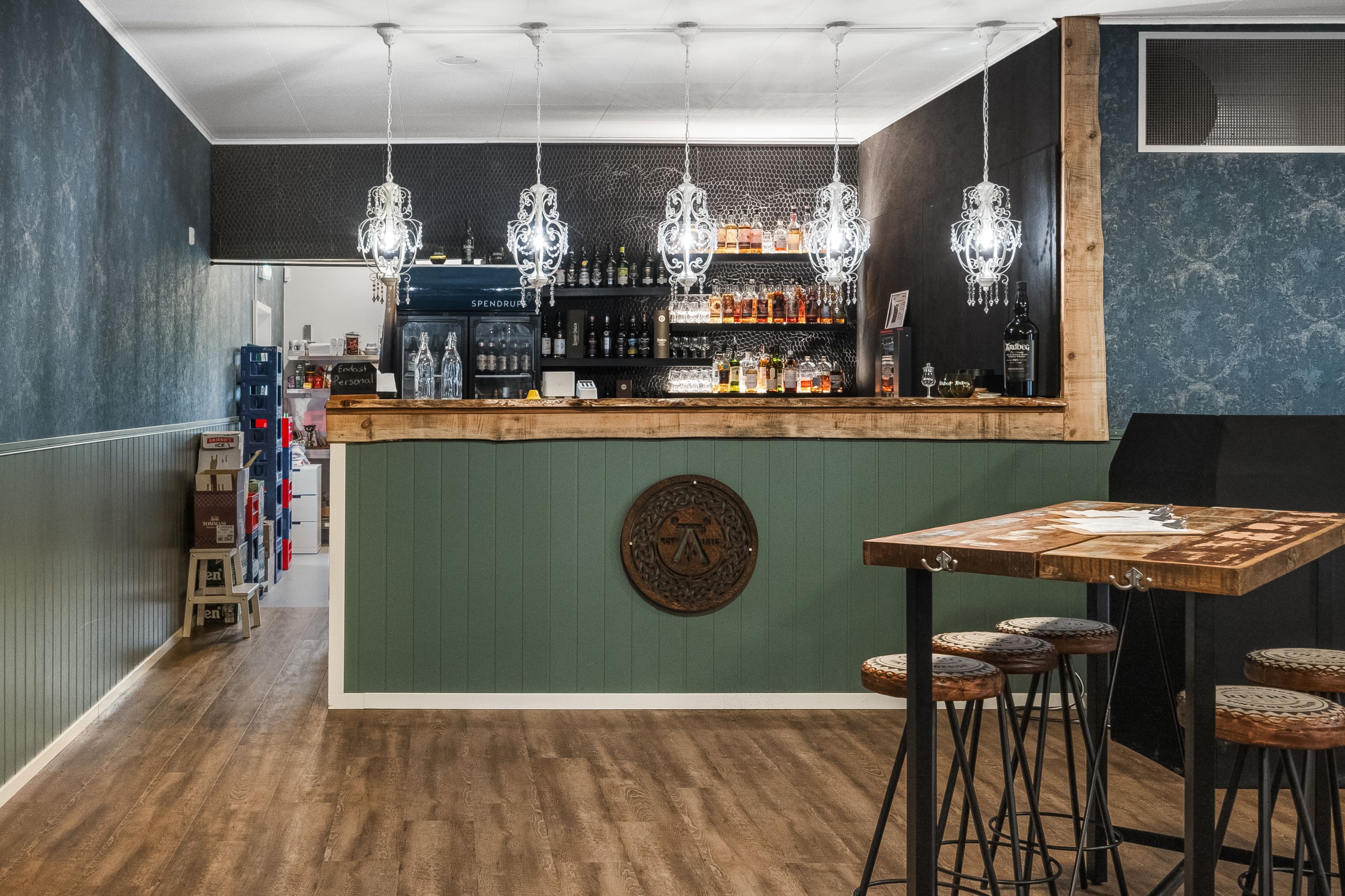 Bar i nya byggnaden