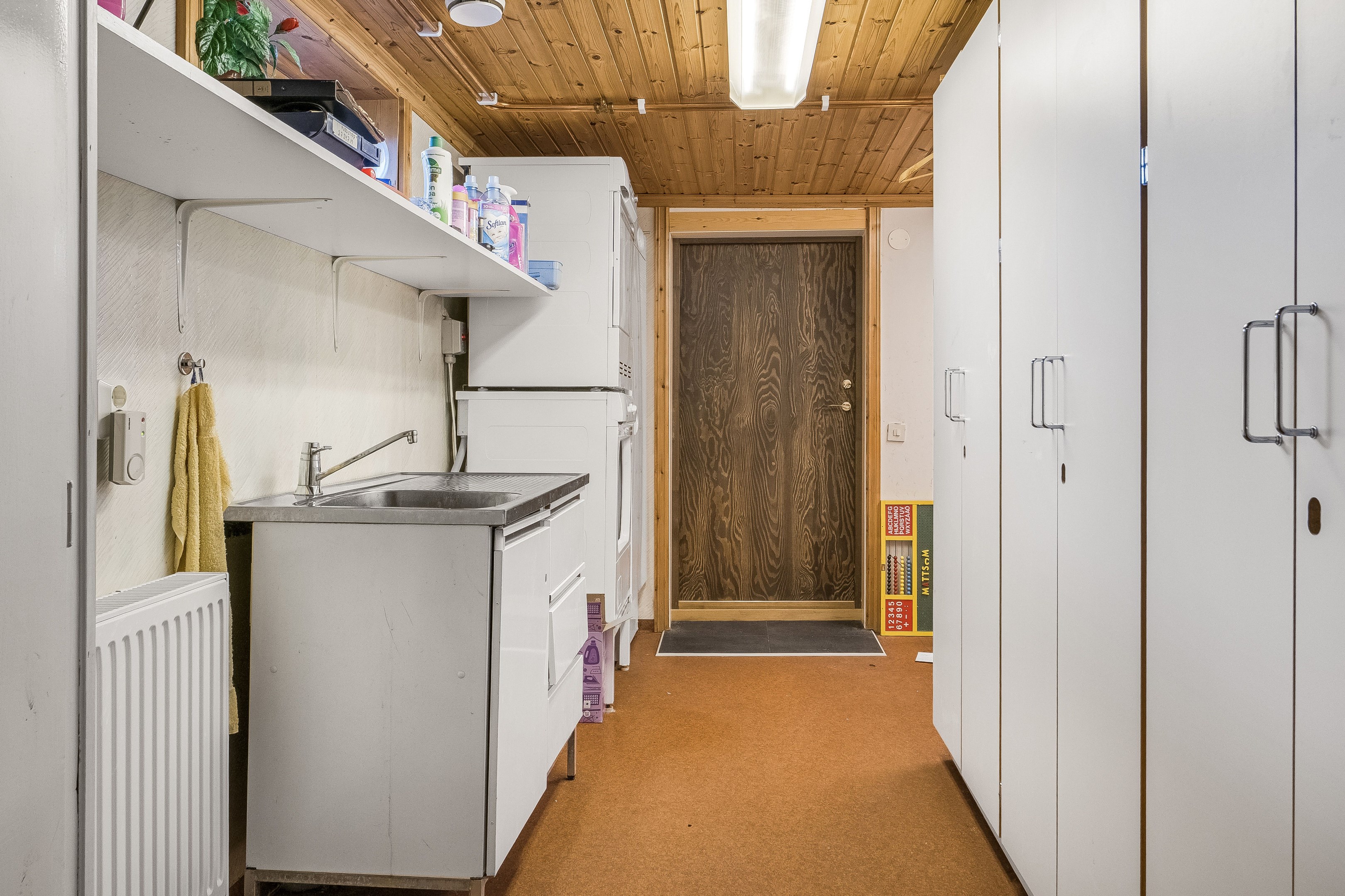 Tvättstuga i källaren