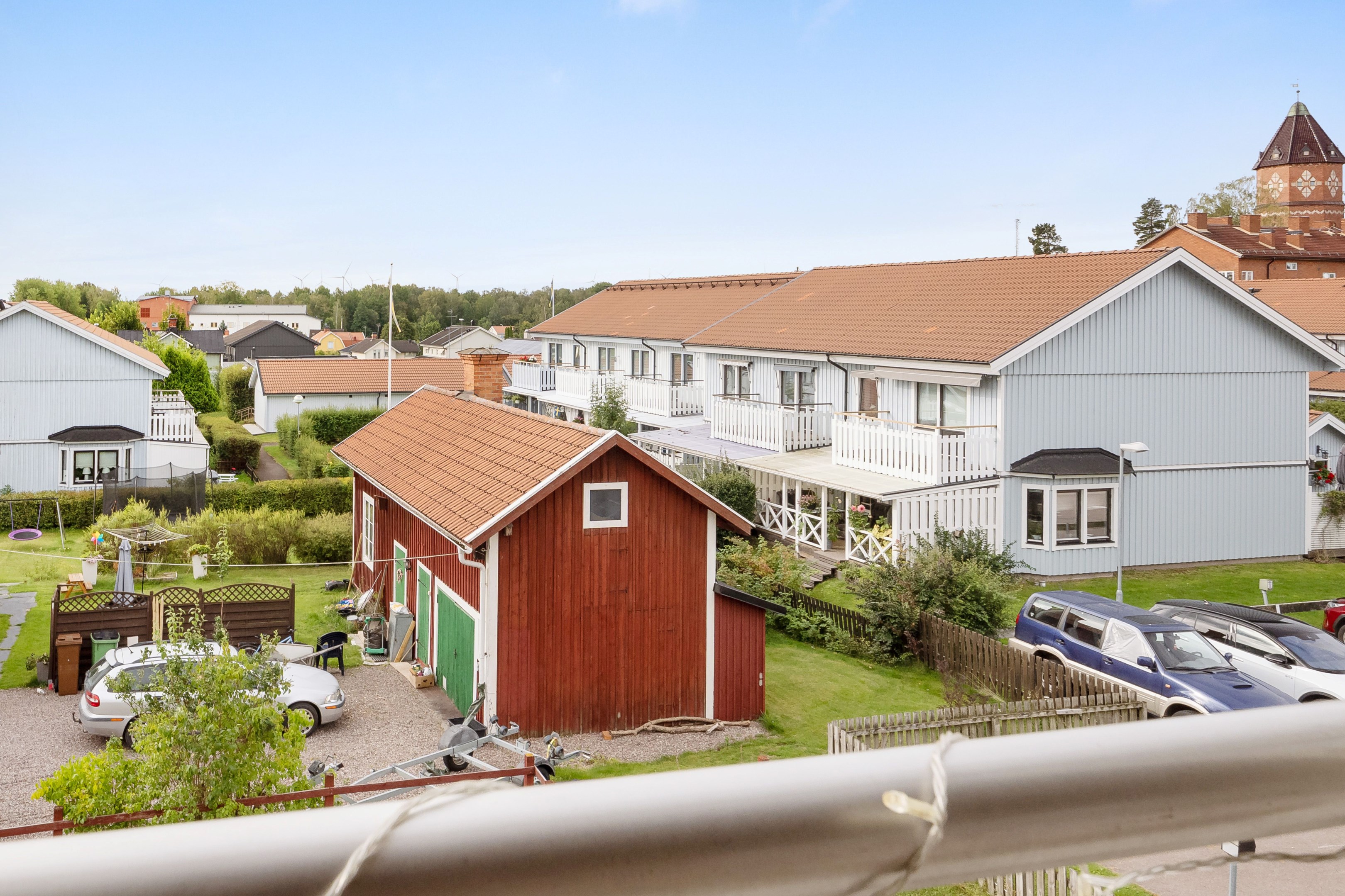 Vy från balkong