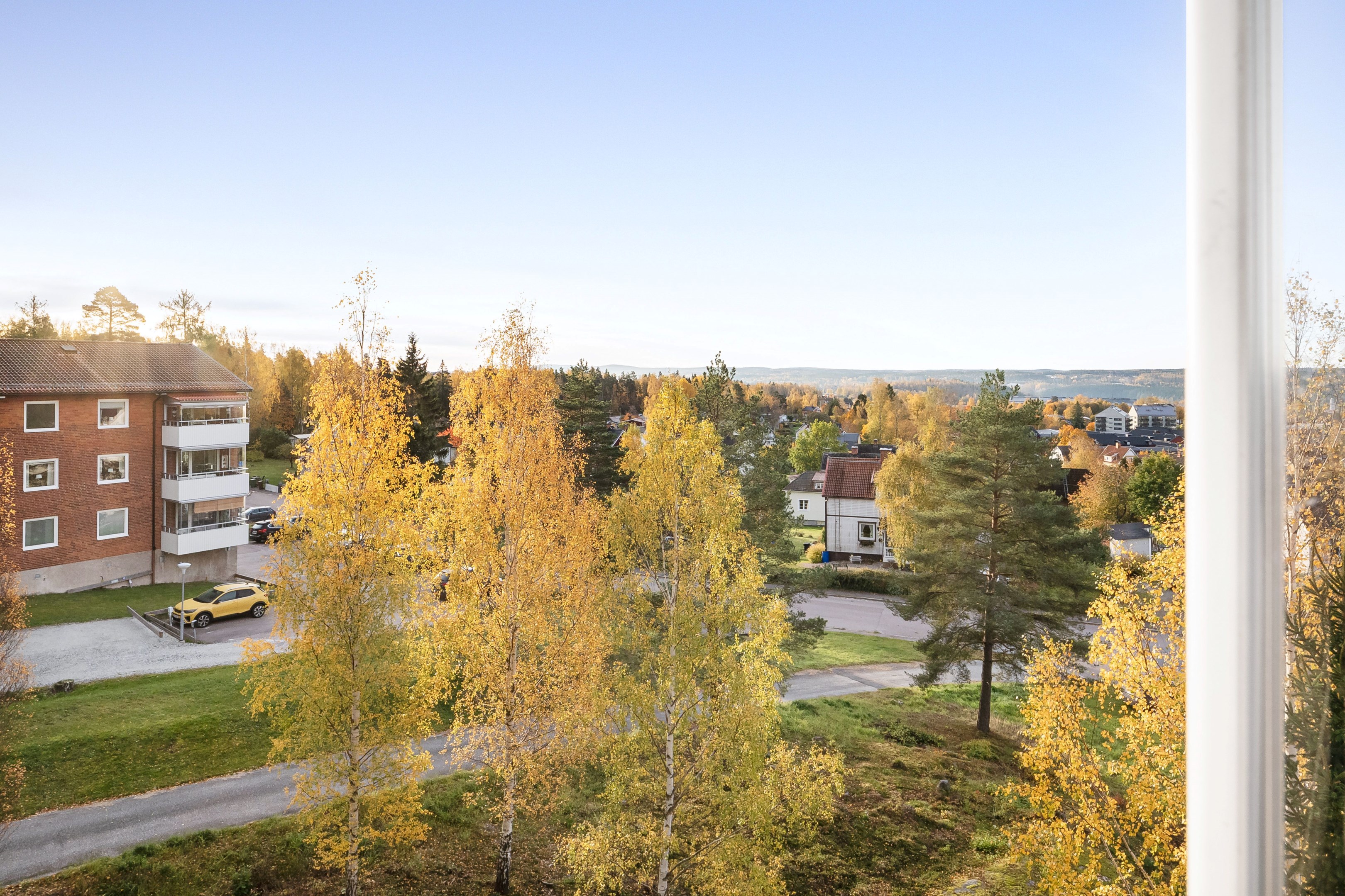 Utsikt från balkong