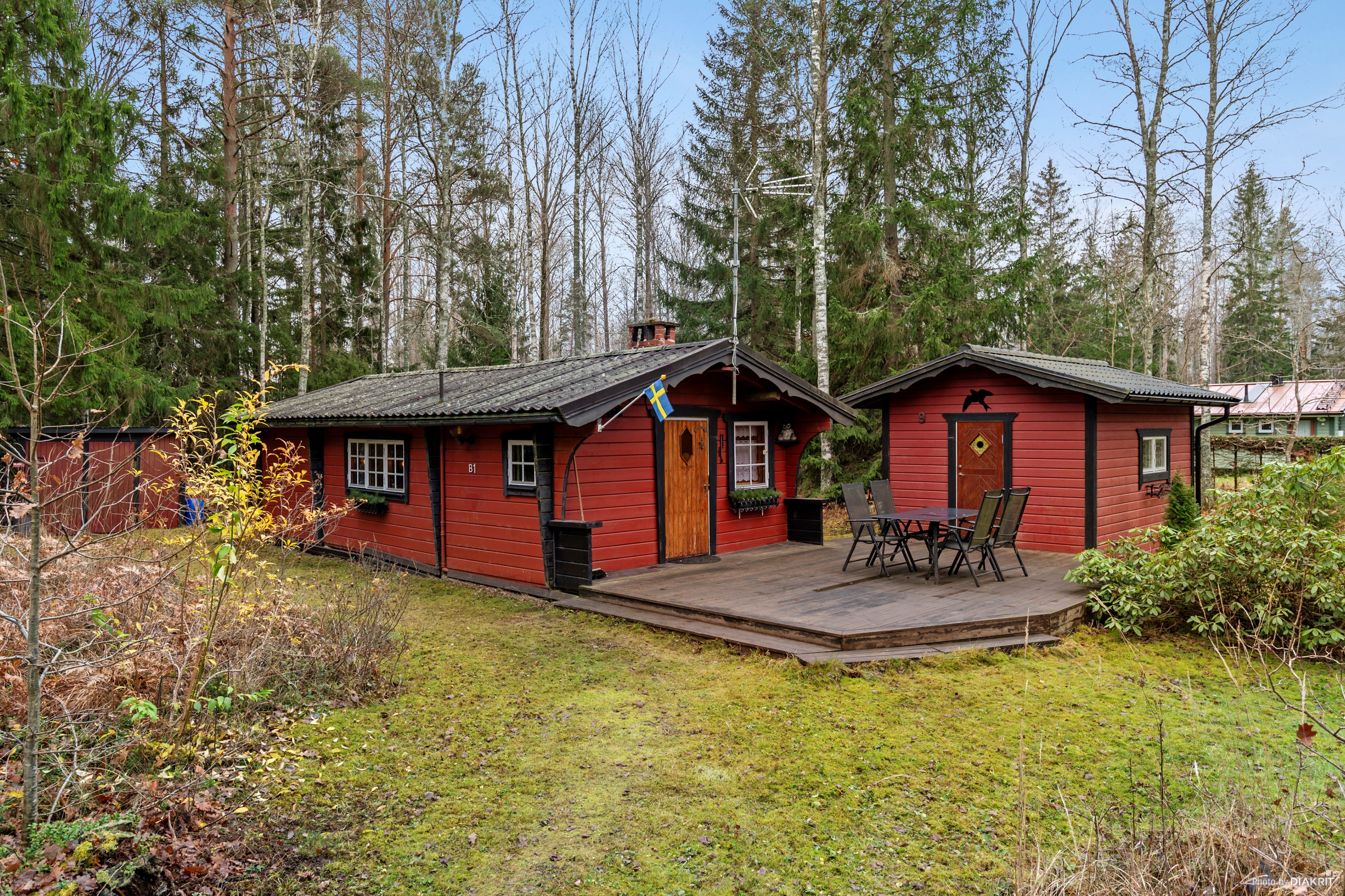 Huset med gäststuga