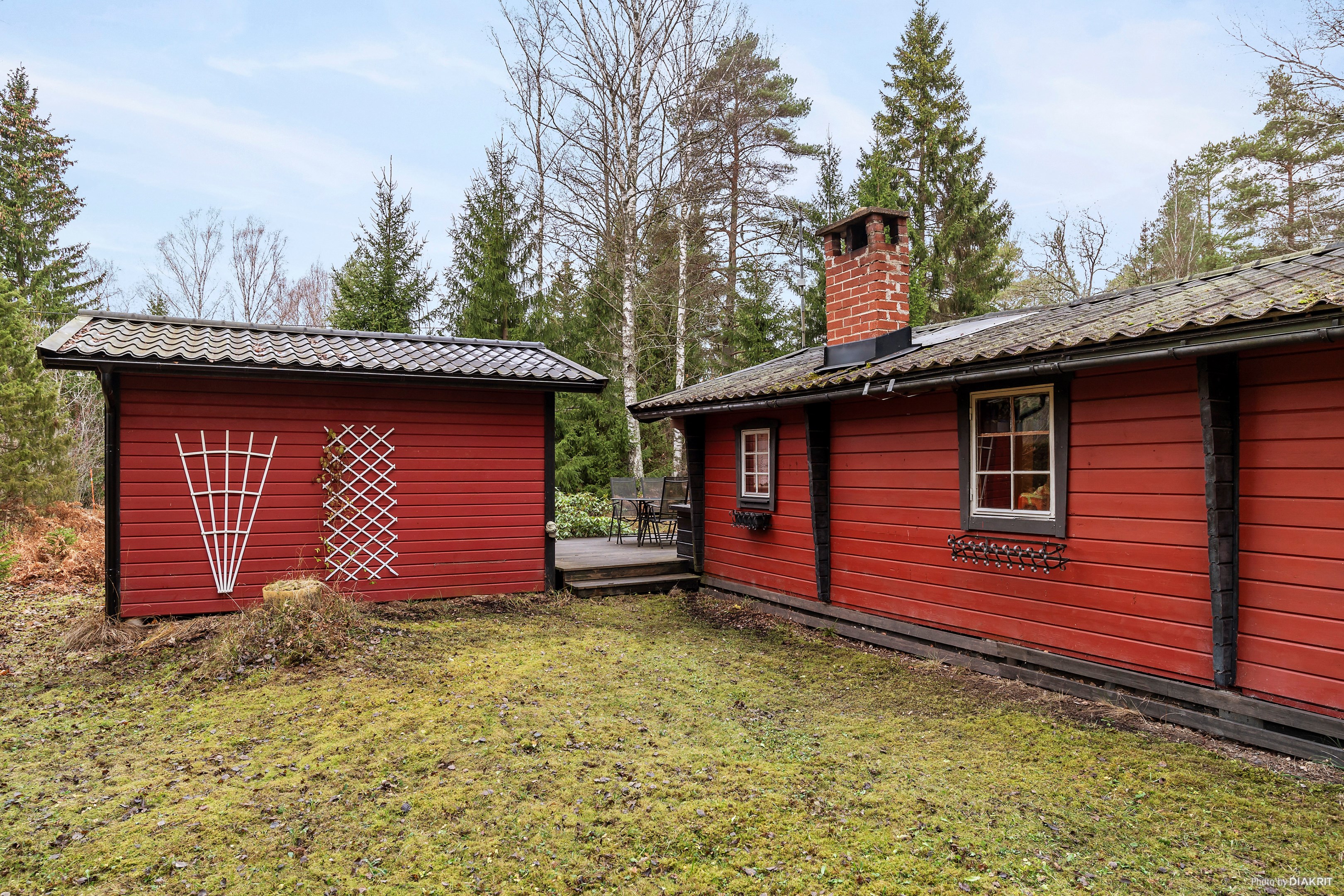 Huset med gäststuga