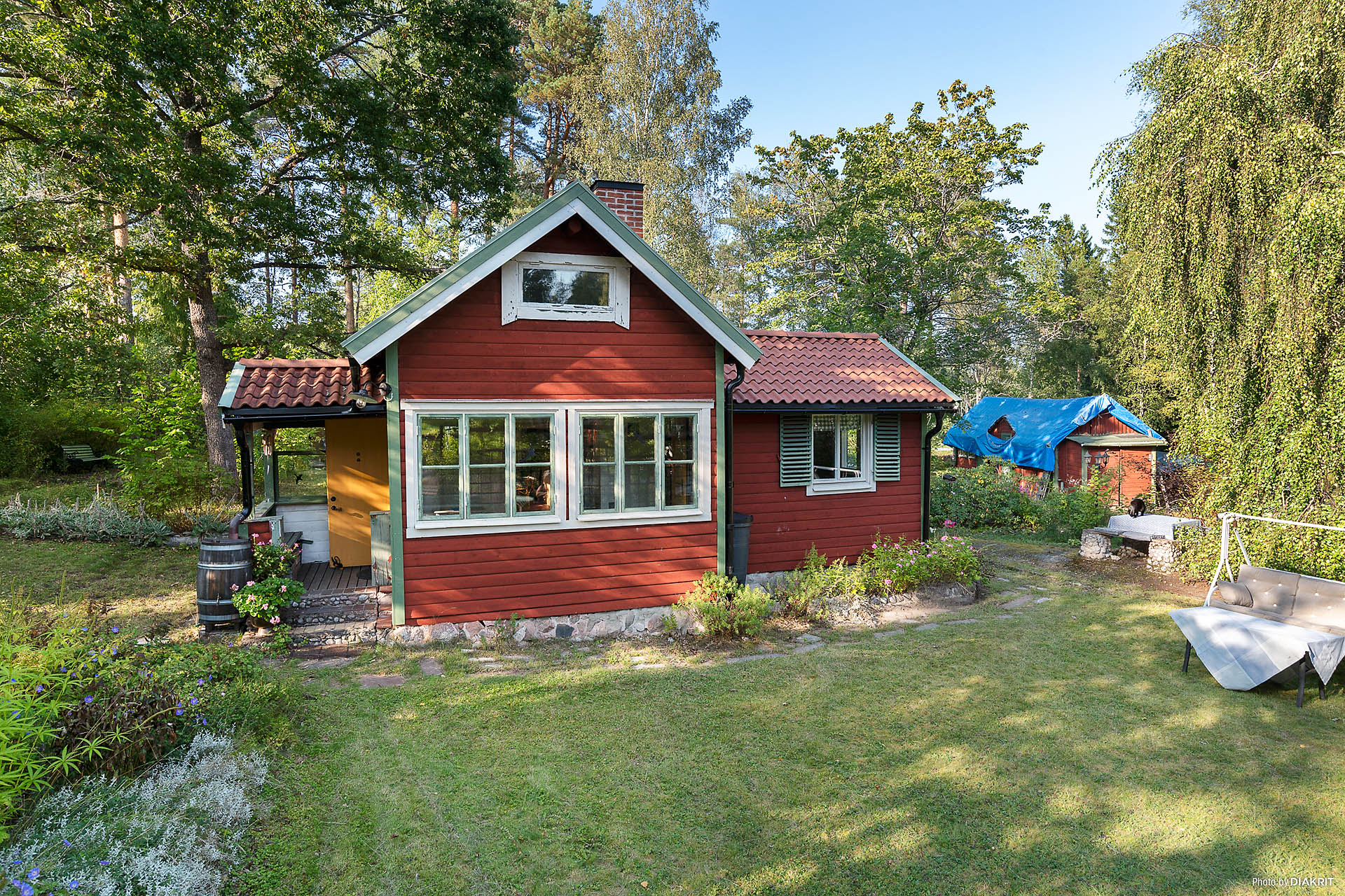 Fint läge i trivsam natur