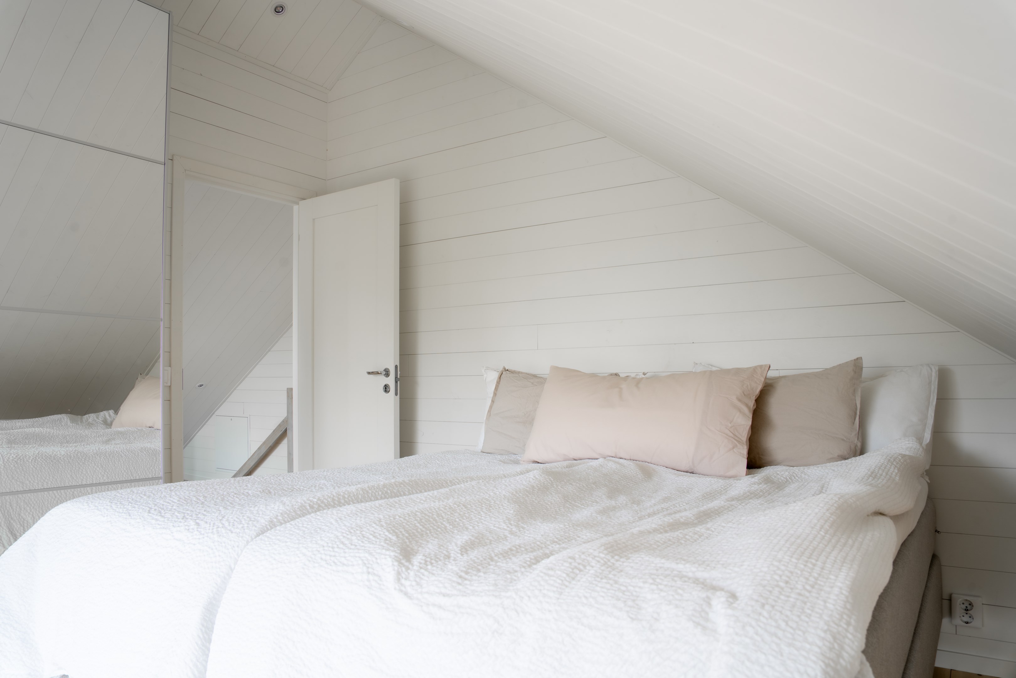 Sovrum uppe i gästhuset