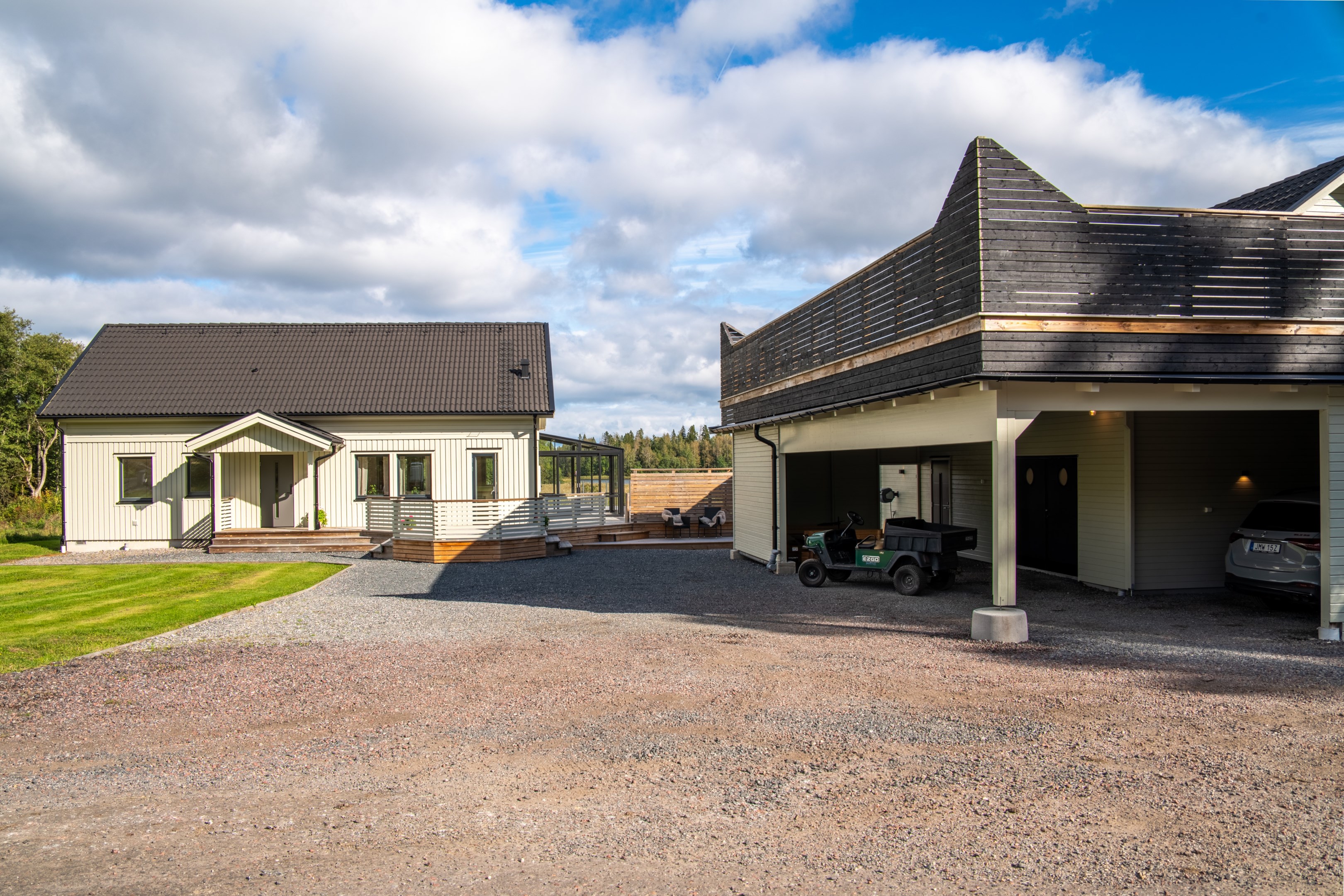 Gott om utrymme på gården