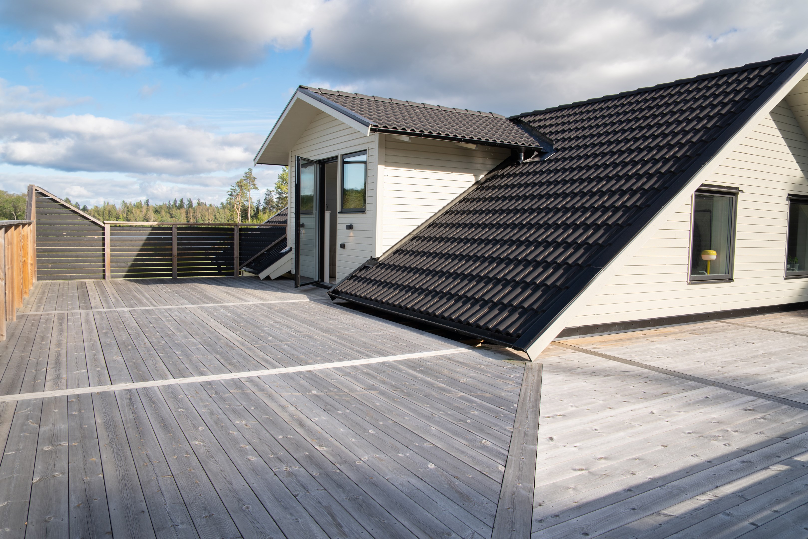 Vilken altan på gästhuset