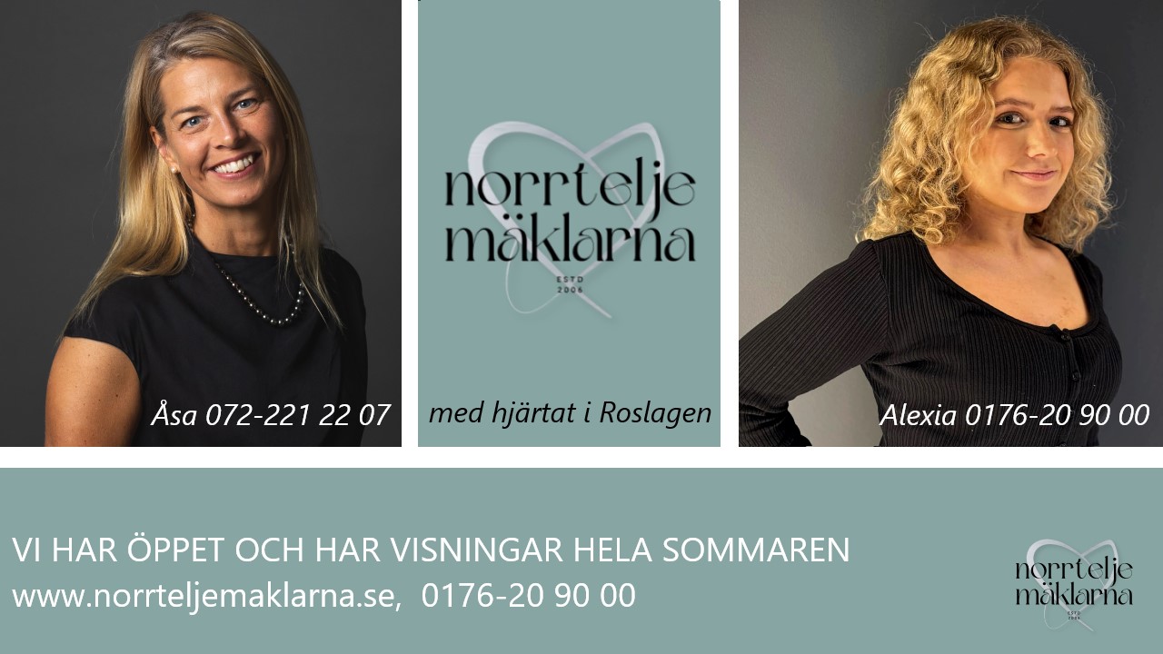 Norrteljemäklarna är här för att ta hand om dig