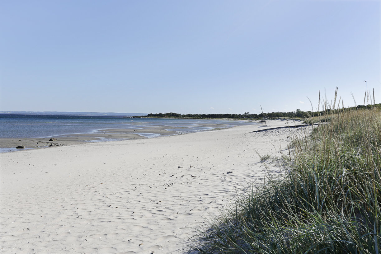 Härlig sandstrand