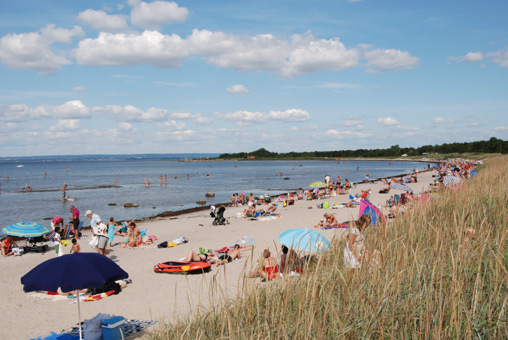 Underbara bad med både Bjäre- och Kullahalvön i förgrunden!.