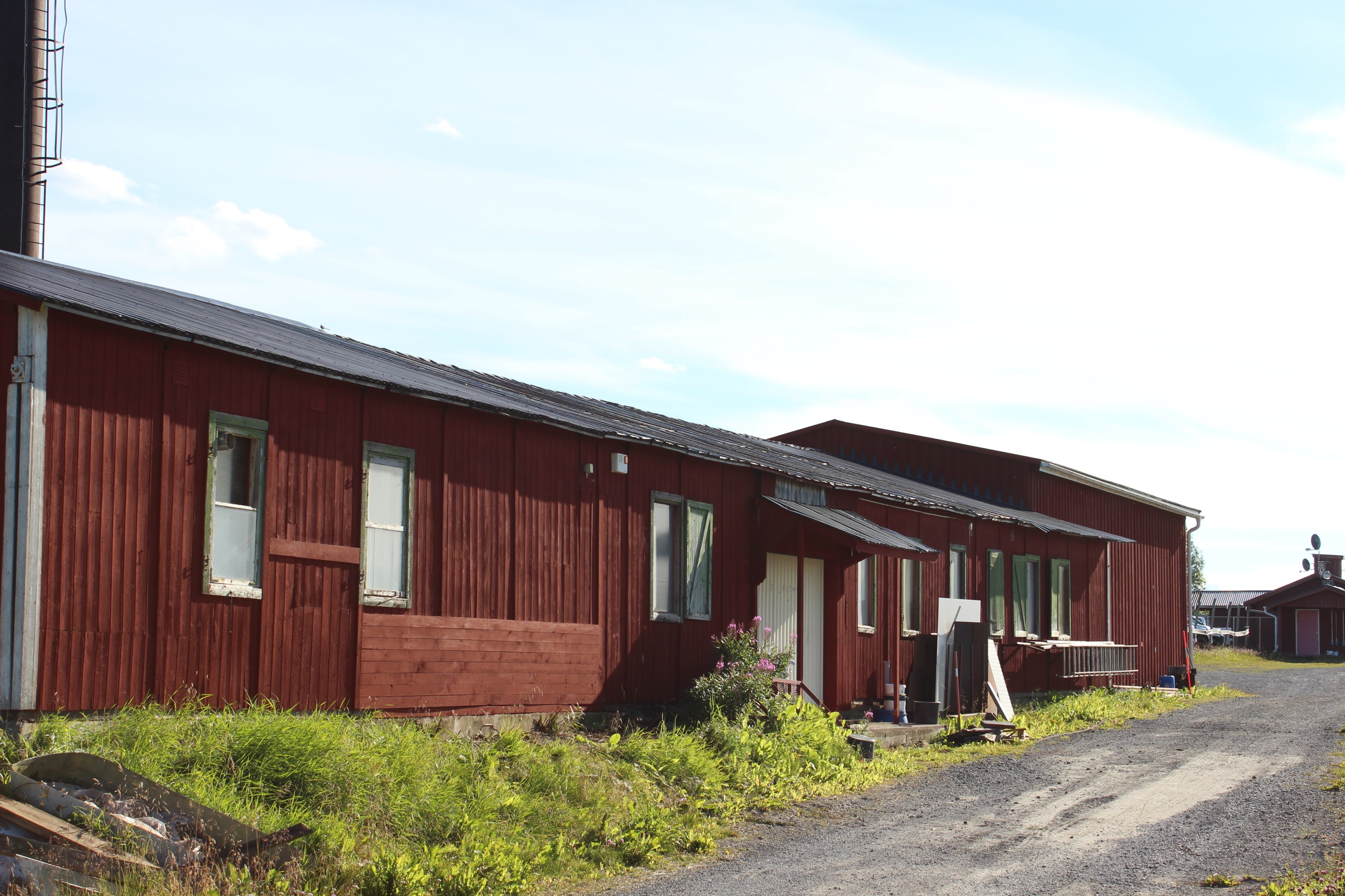 Verkstad, förråd, panncentral