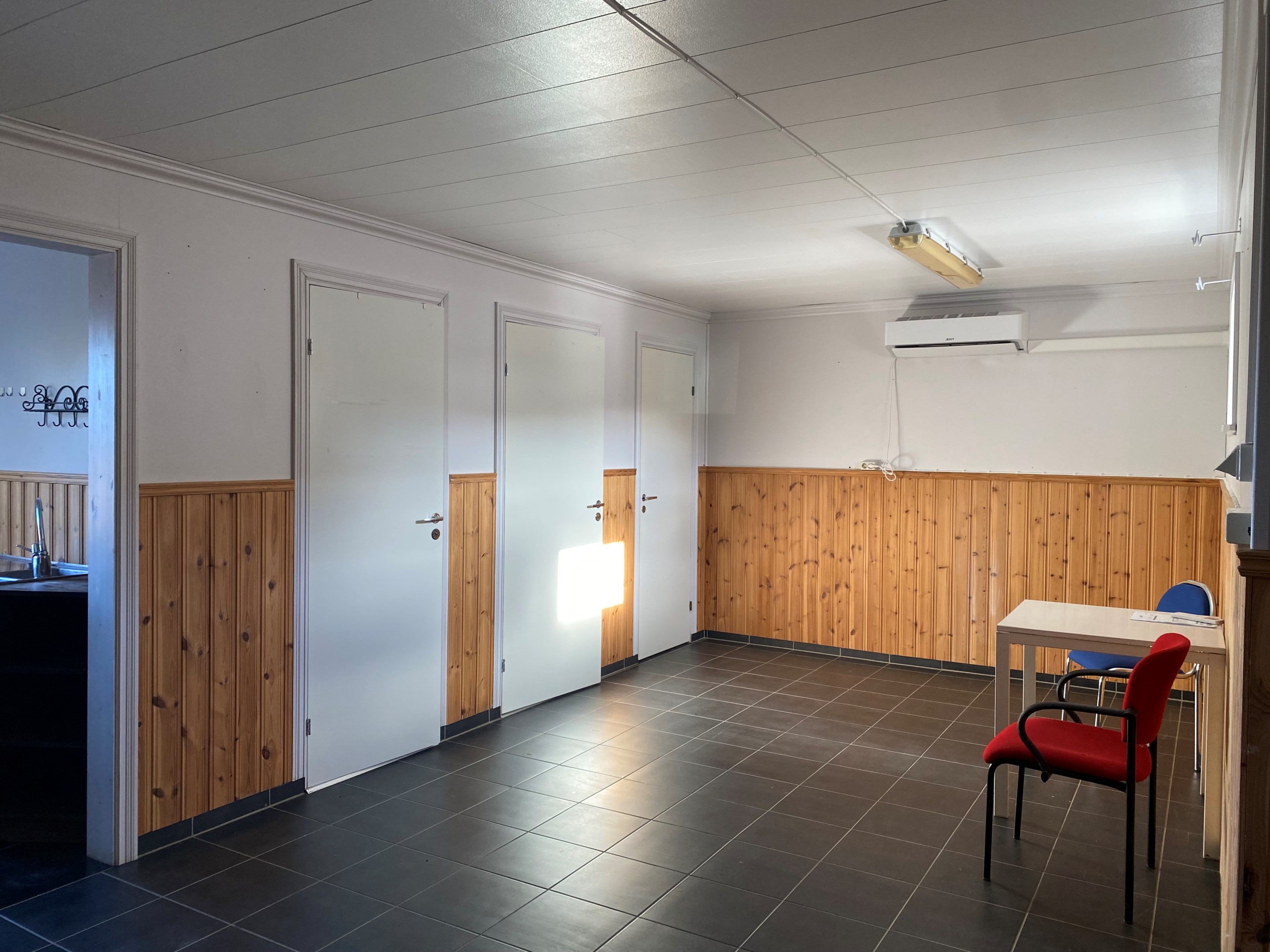 Interiör receptionsbyggnad