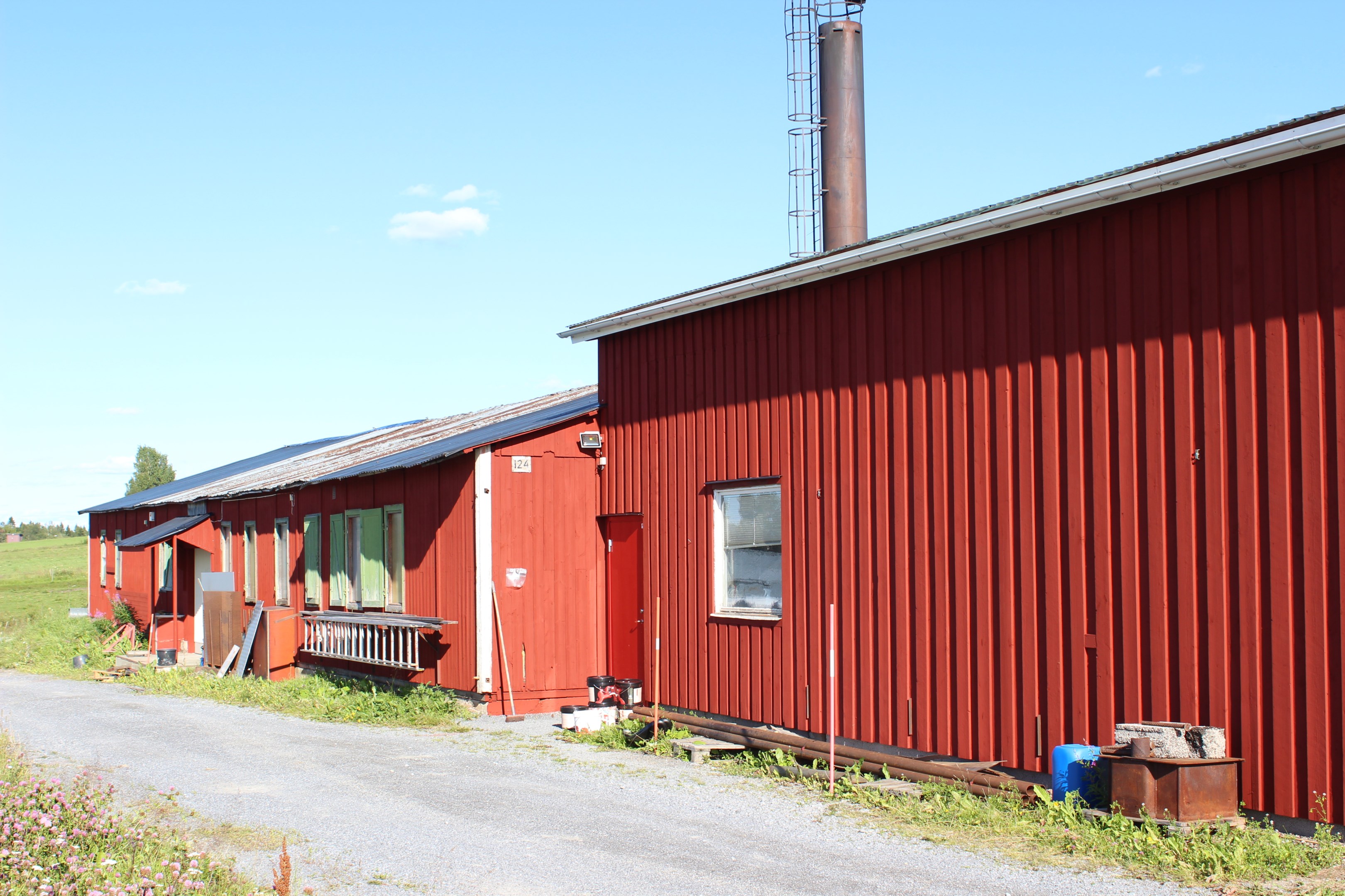 Verkstad, förråd, panncentral