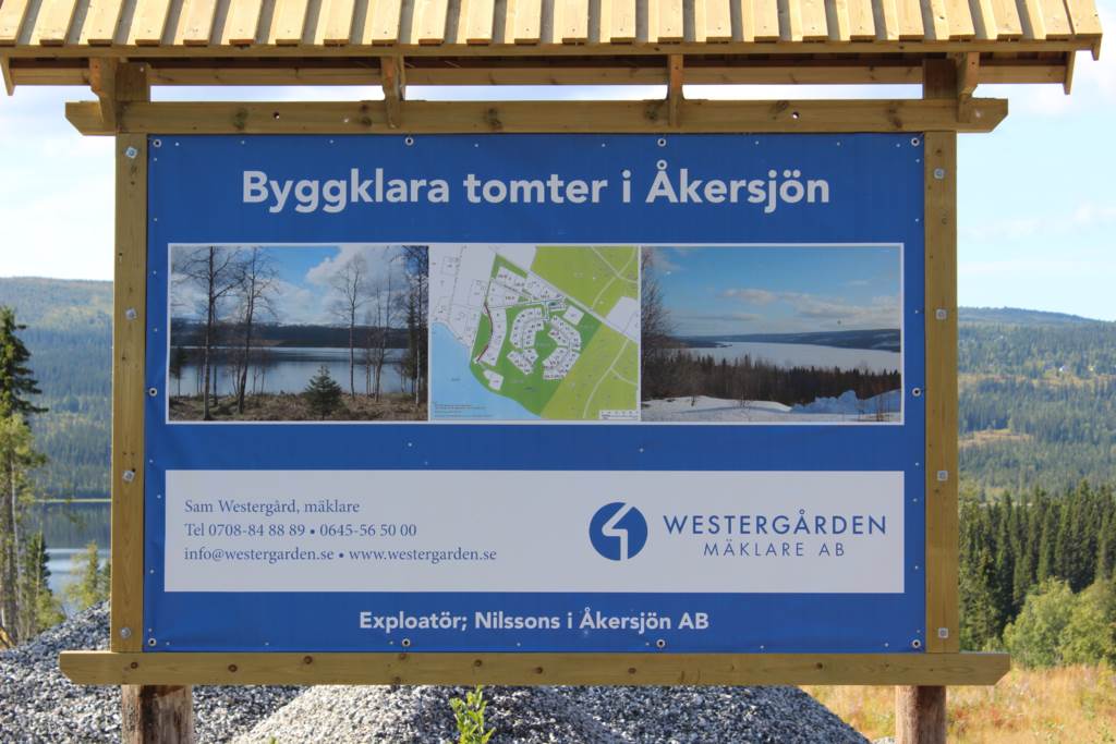 25-tal byggklara tomter i Åkersjön