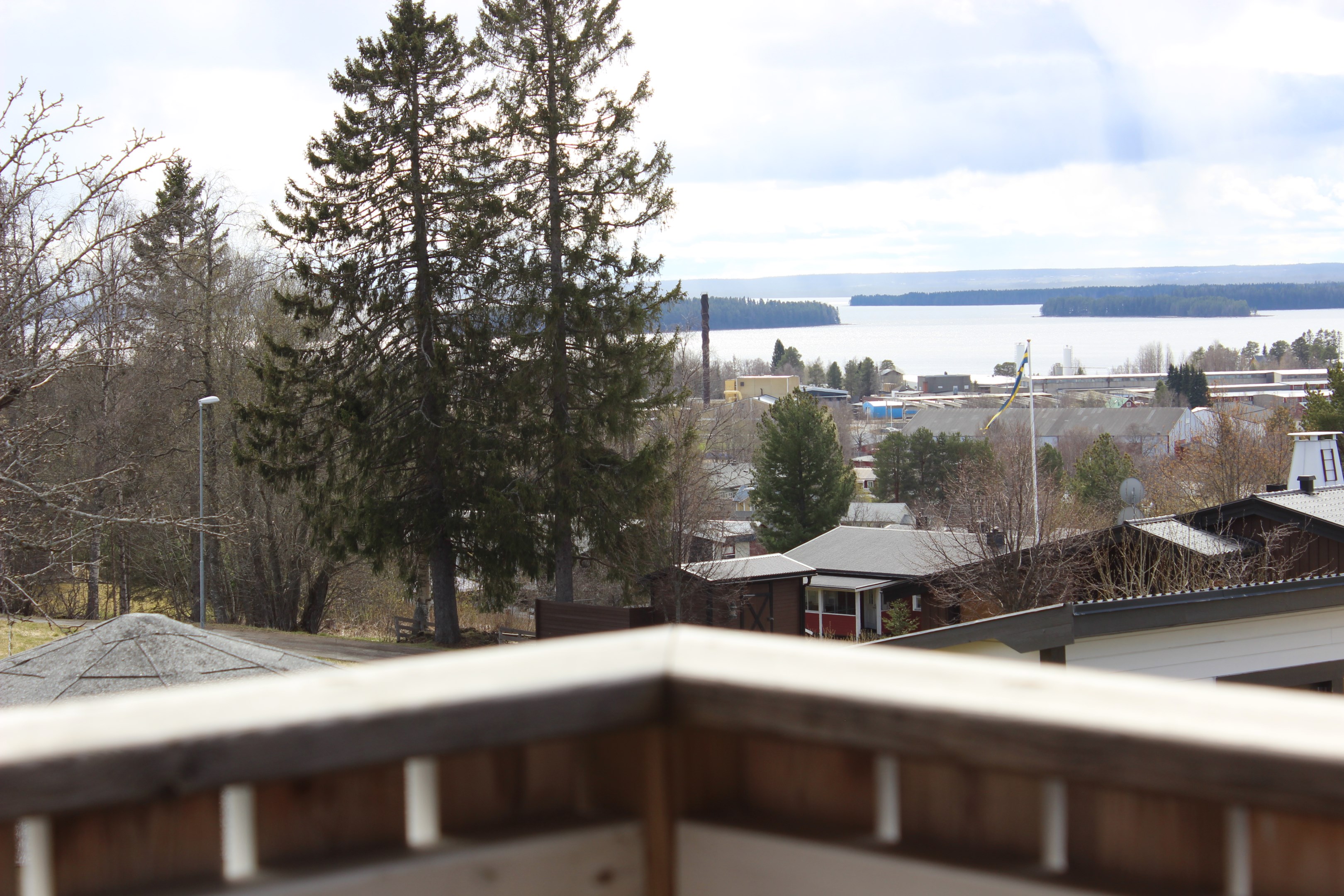 Utsikt från balkong