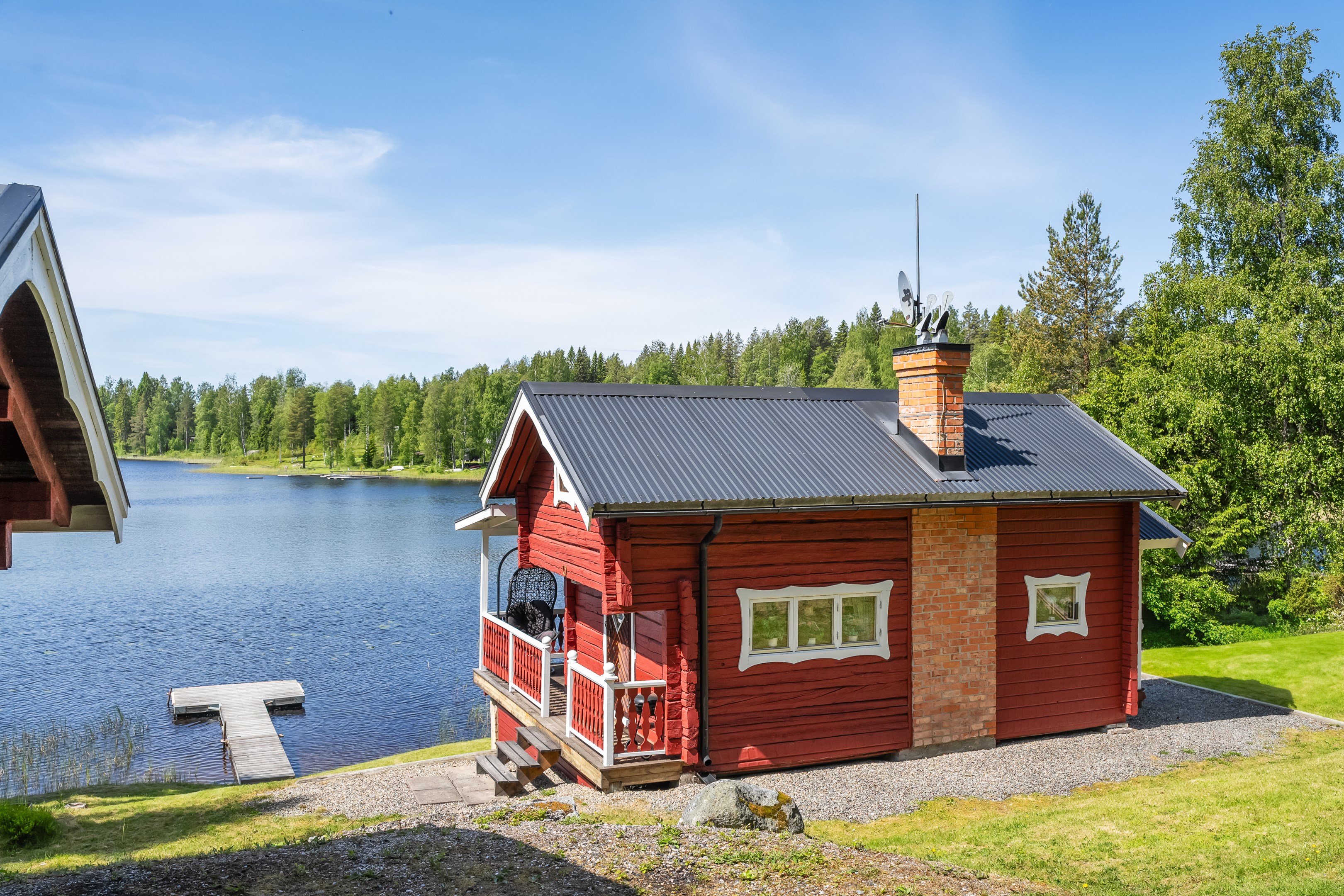 Huset med egen badbrygga