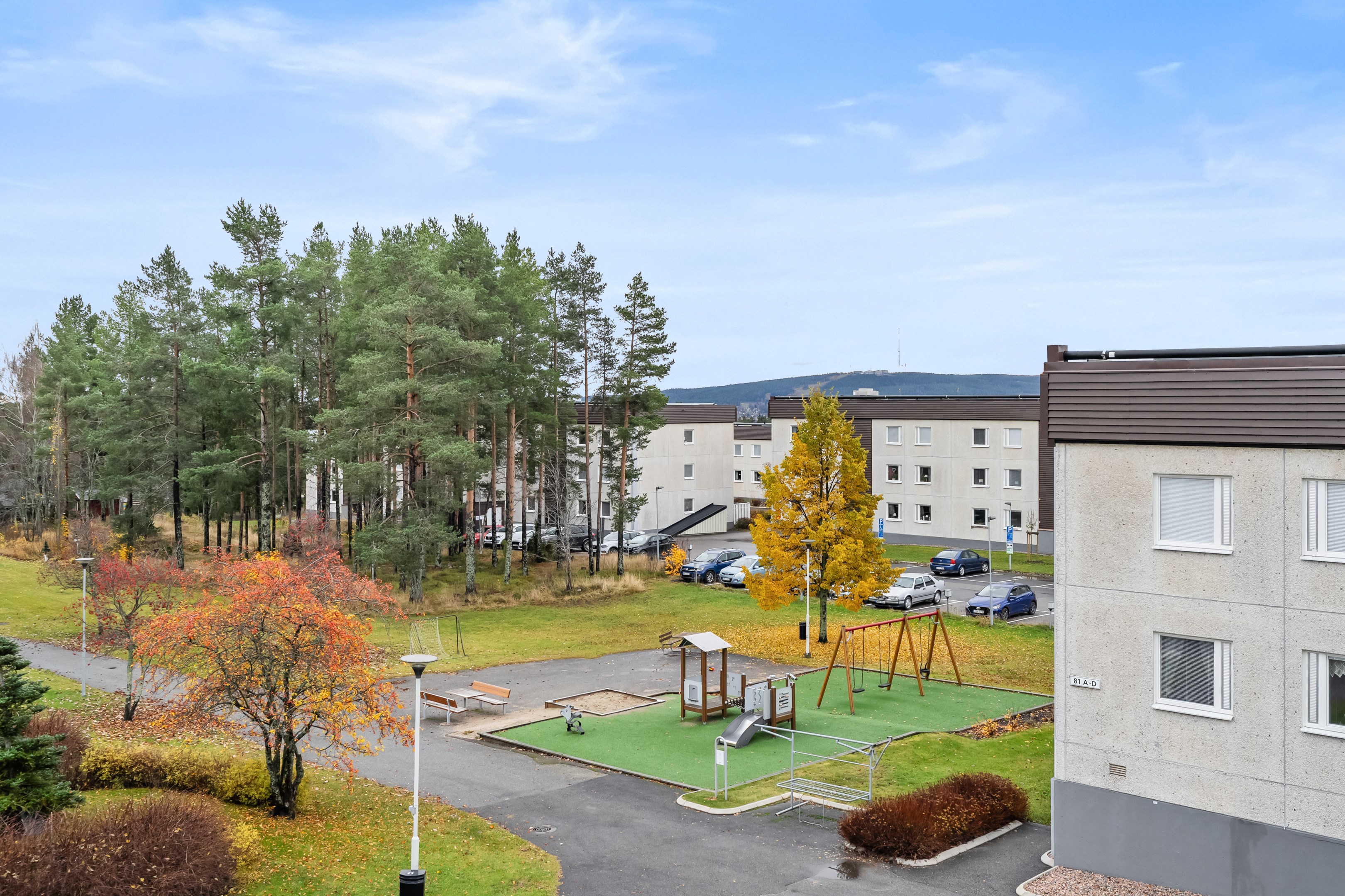 Utsikt från balkong