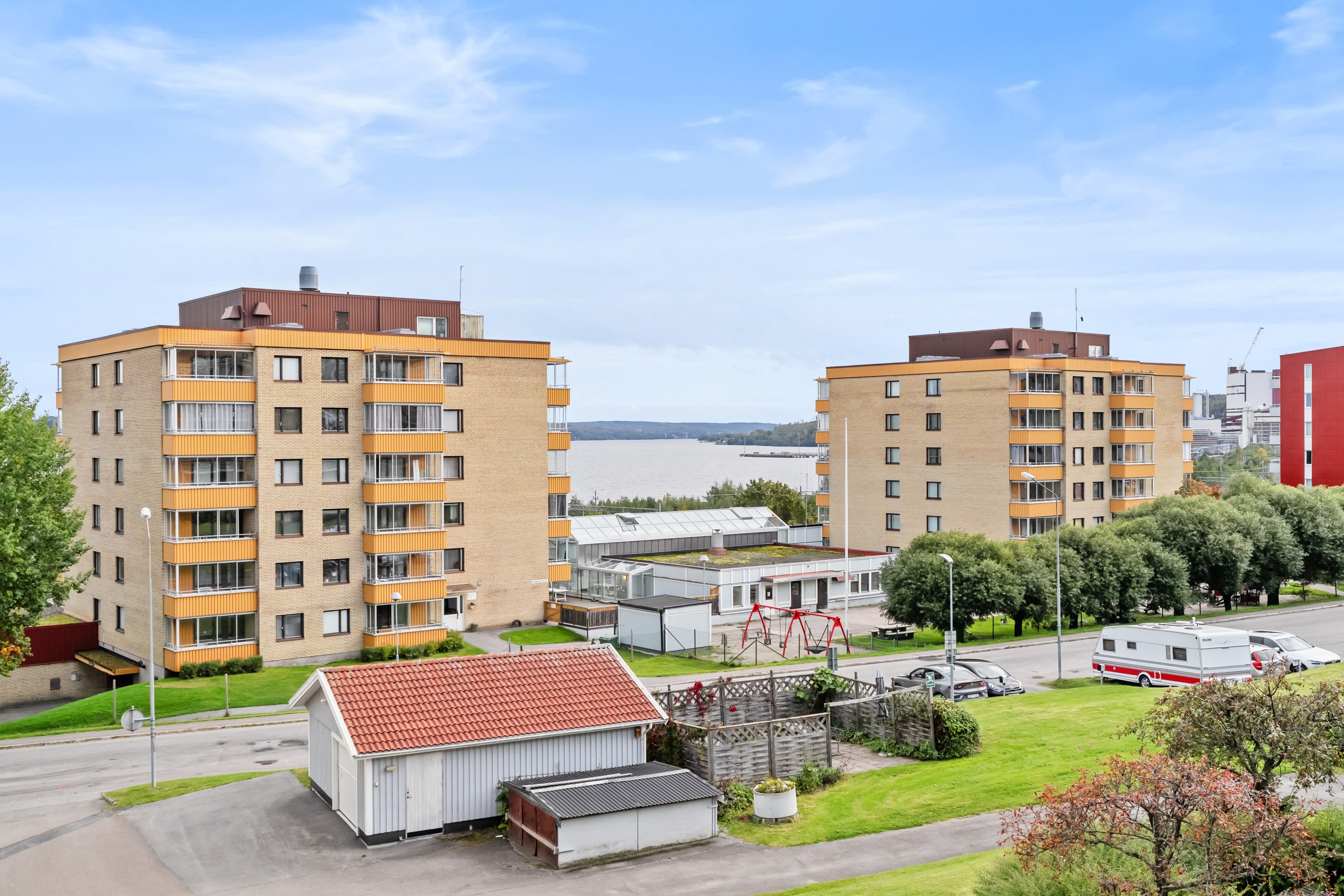 Utsikt från lägenheten