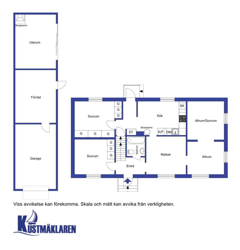 Planritning - Entréplan