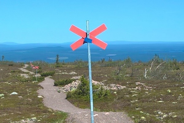 Natursköna vandringsleder precis utanför dörren.
