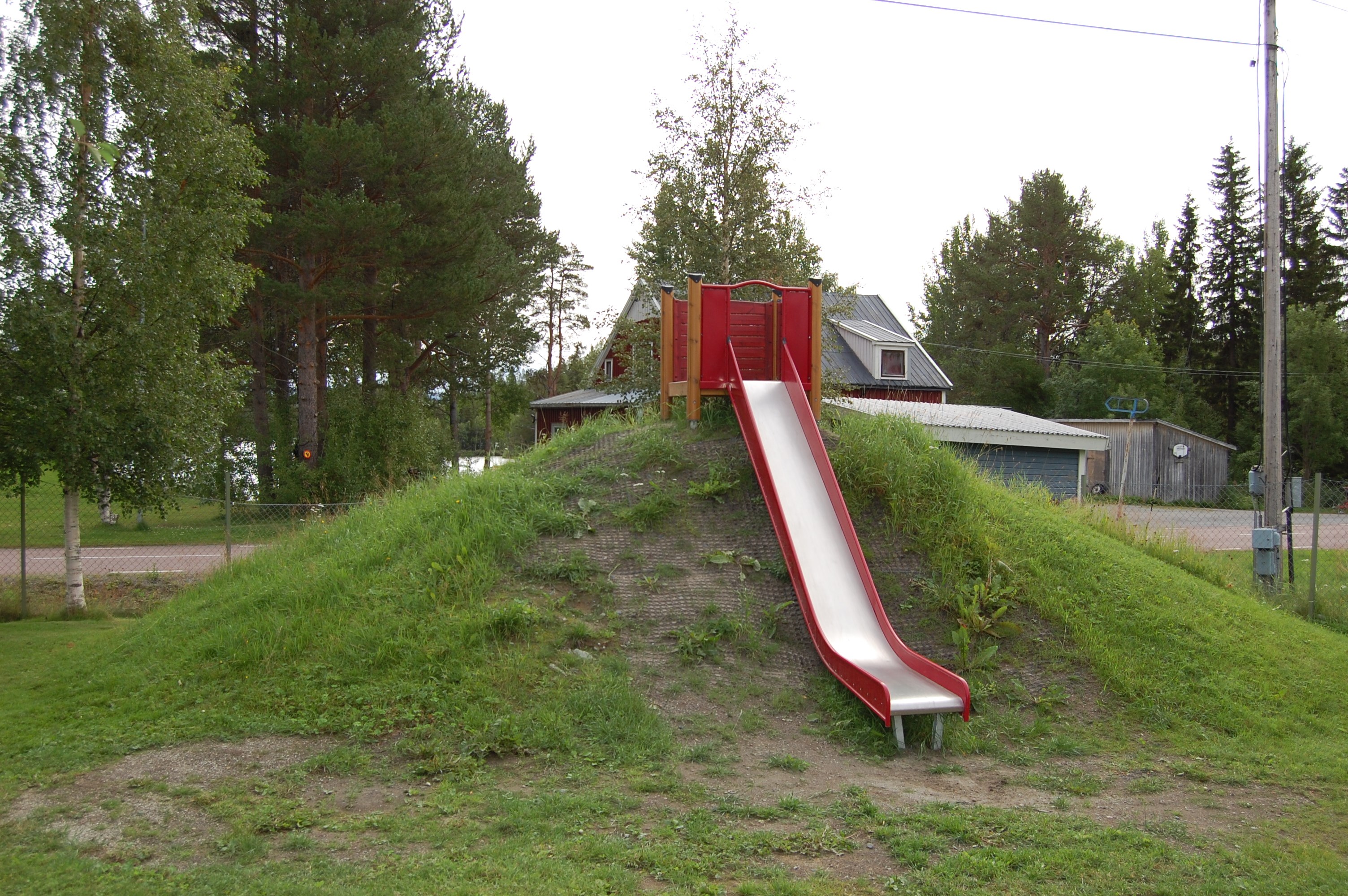Tomtområde, förskola