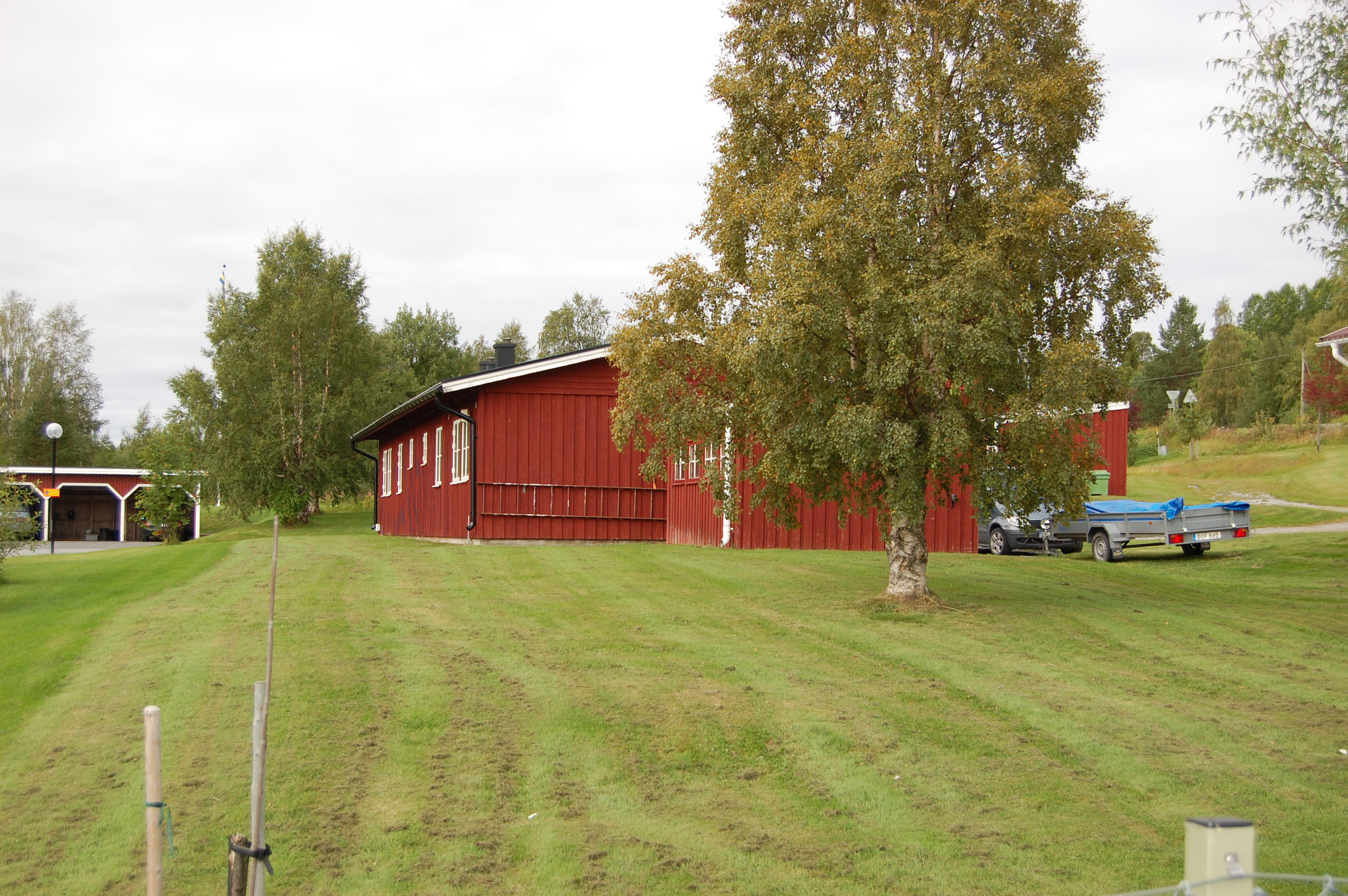 Del av tomtområde