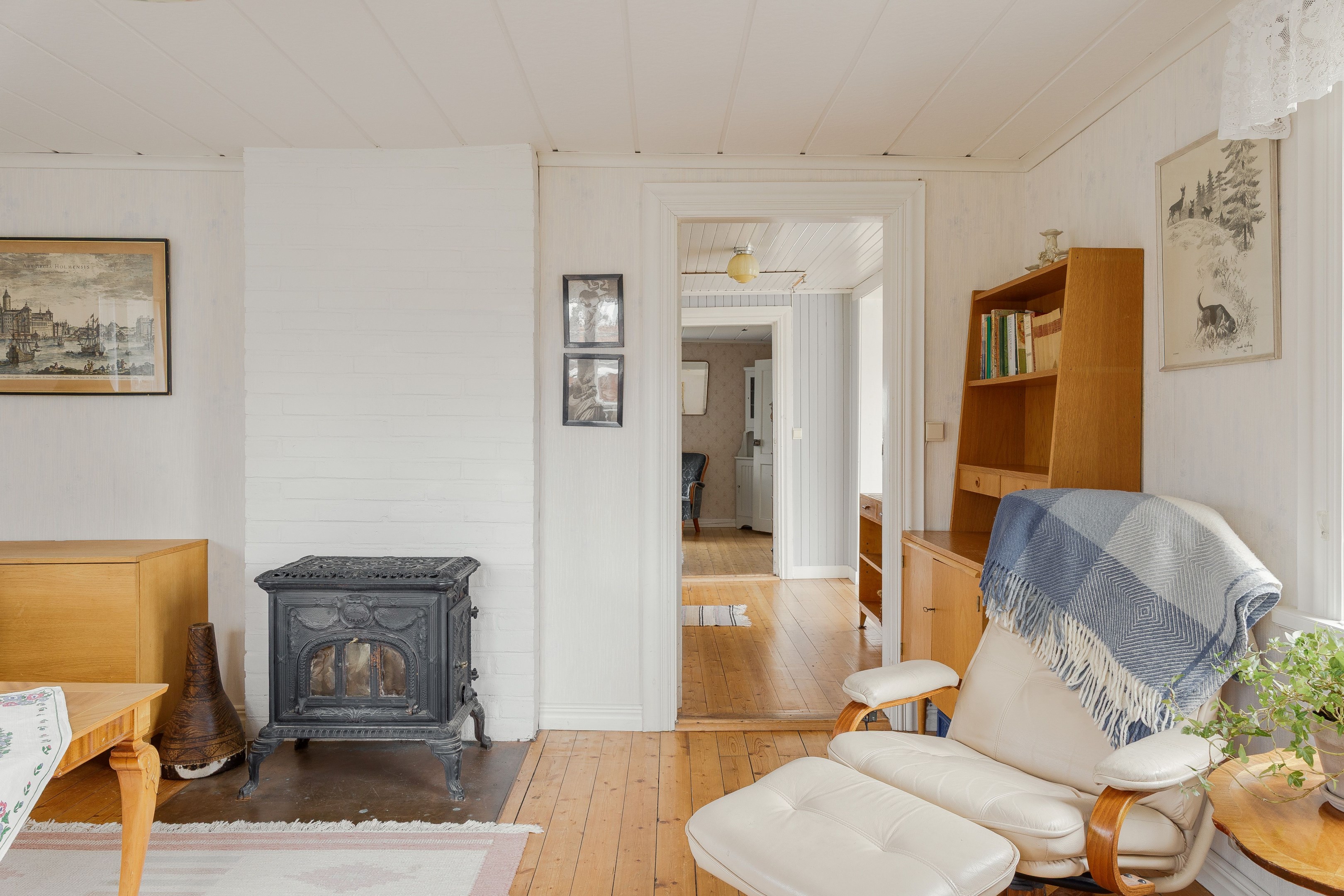 Interiör röda huset
