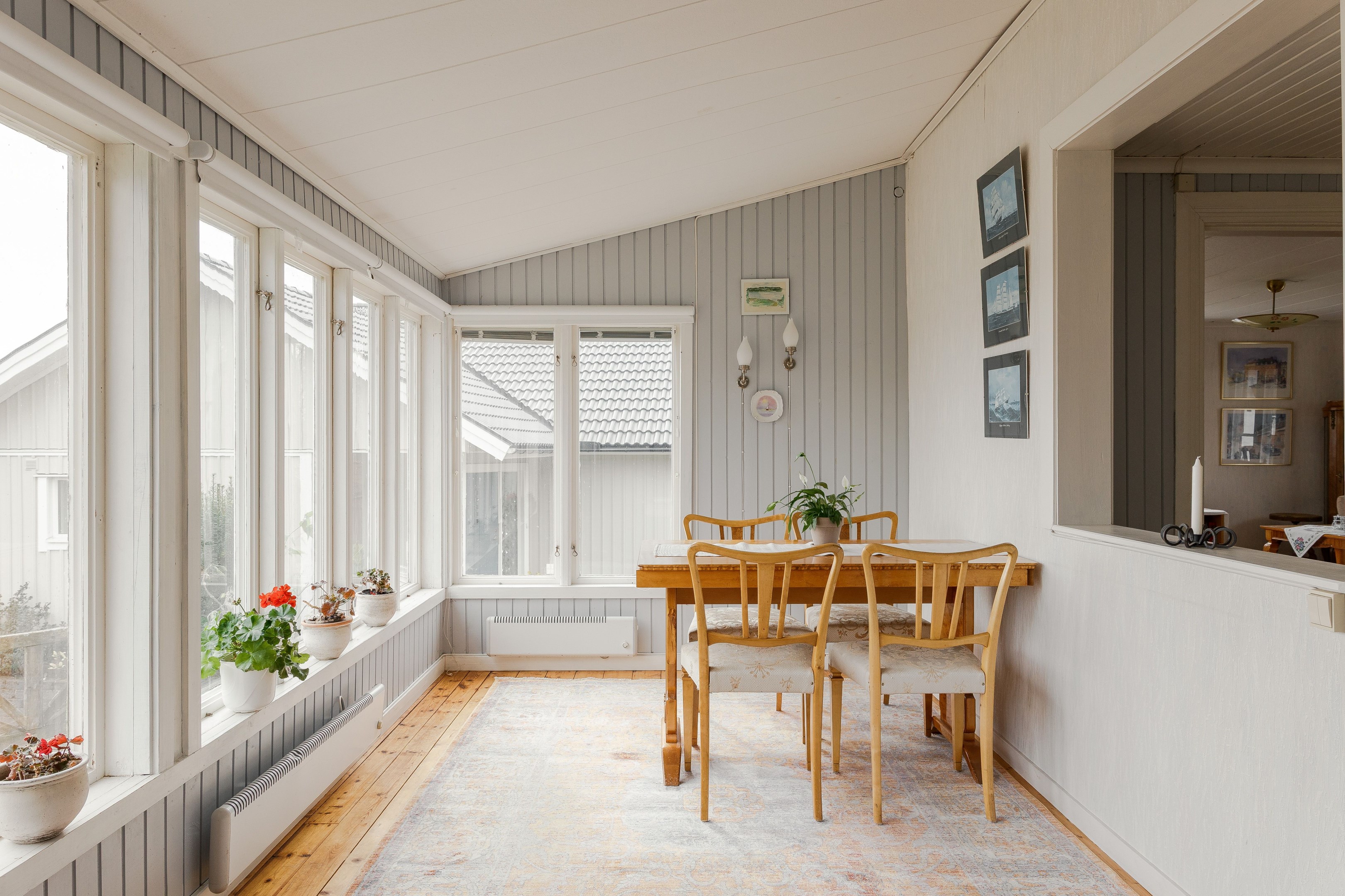 Interiör röda huset