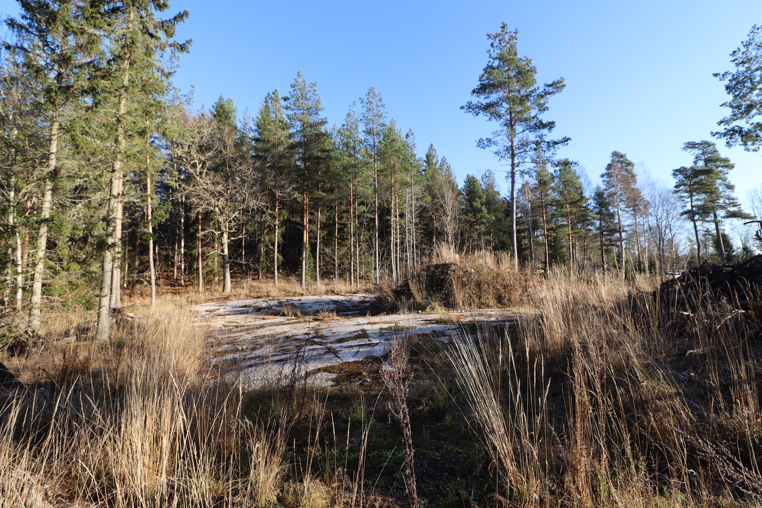 Fina plana berghällar