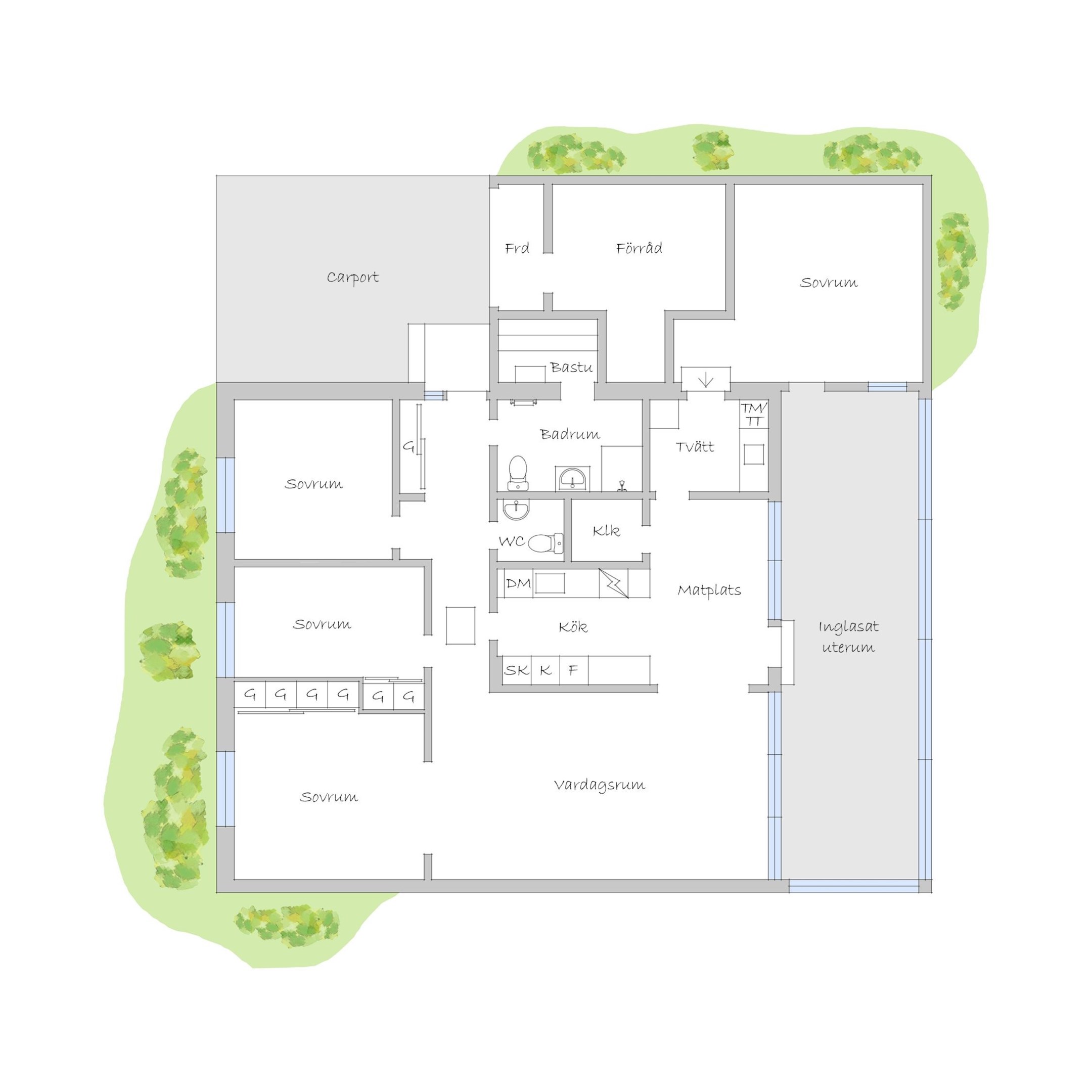 Alternativ planlösning