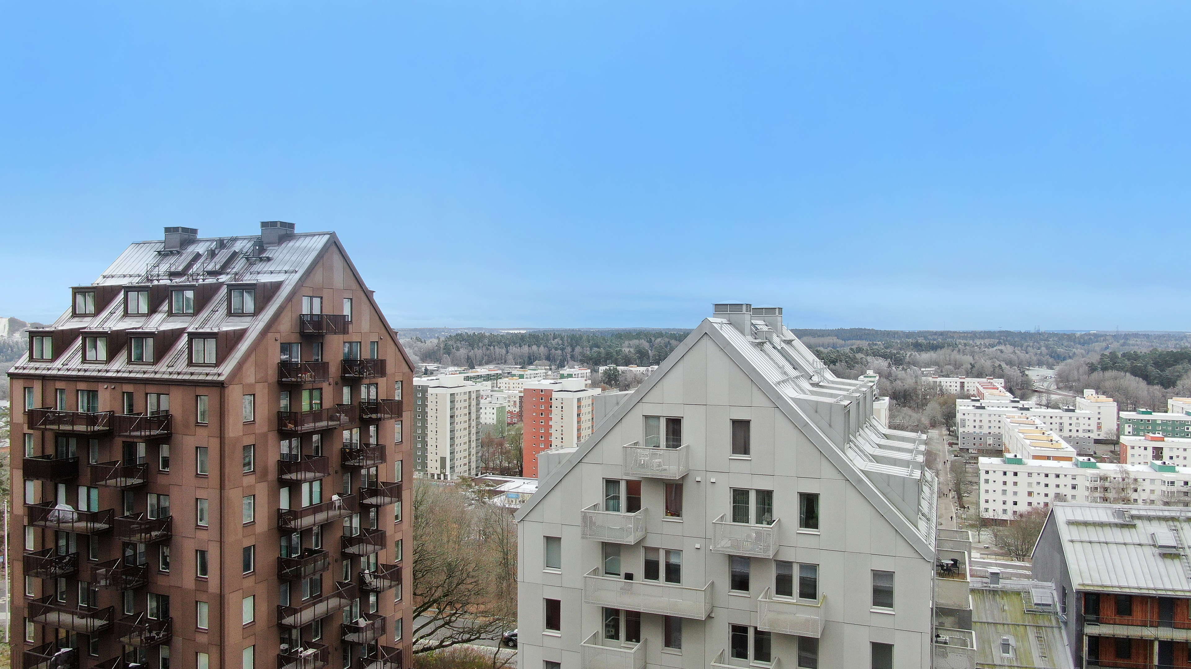 Utsikt från balkong