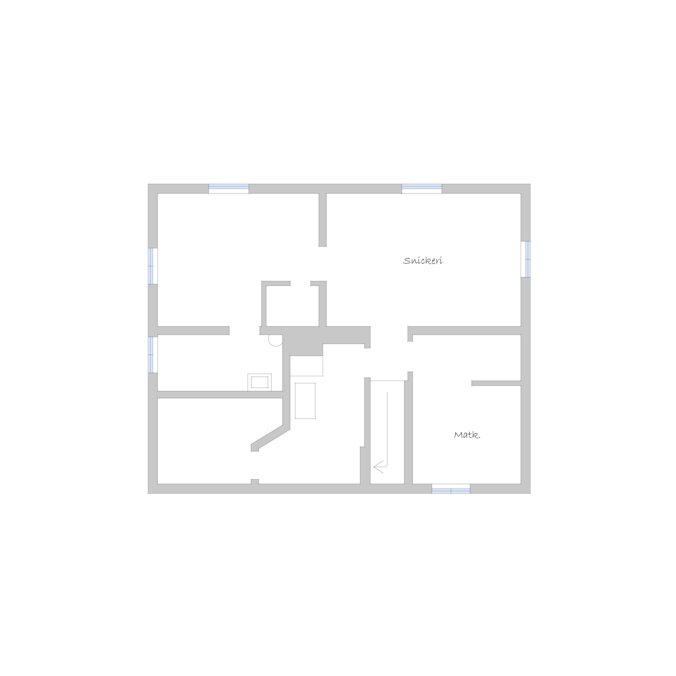 Planritning källare