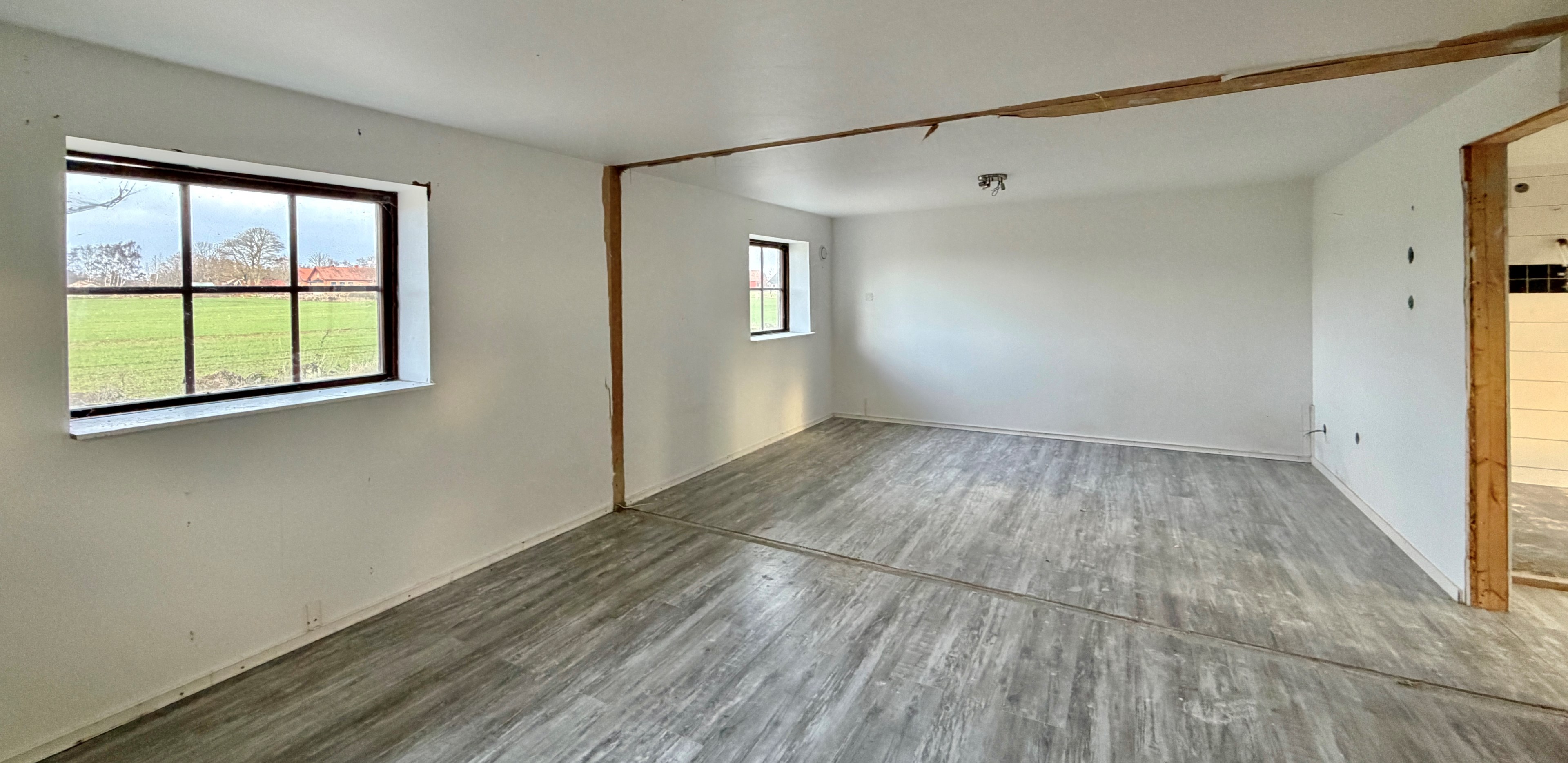 Rejäl storlek på en del av rummen