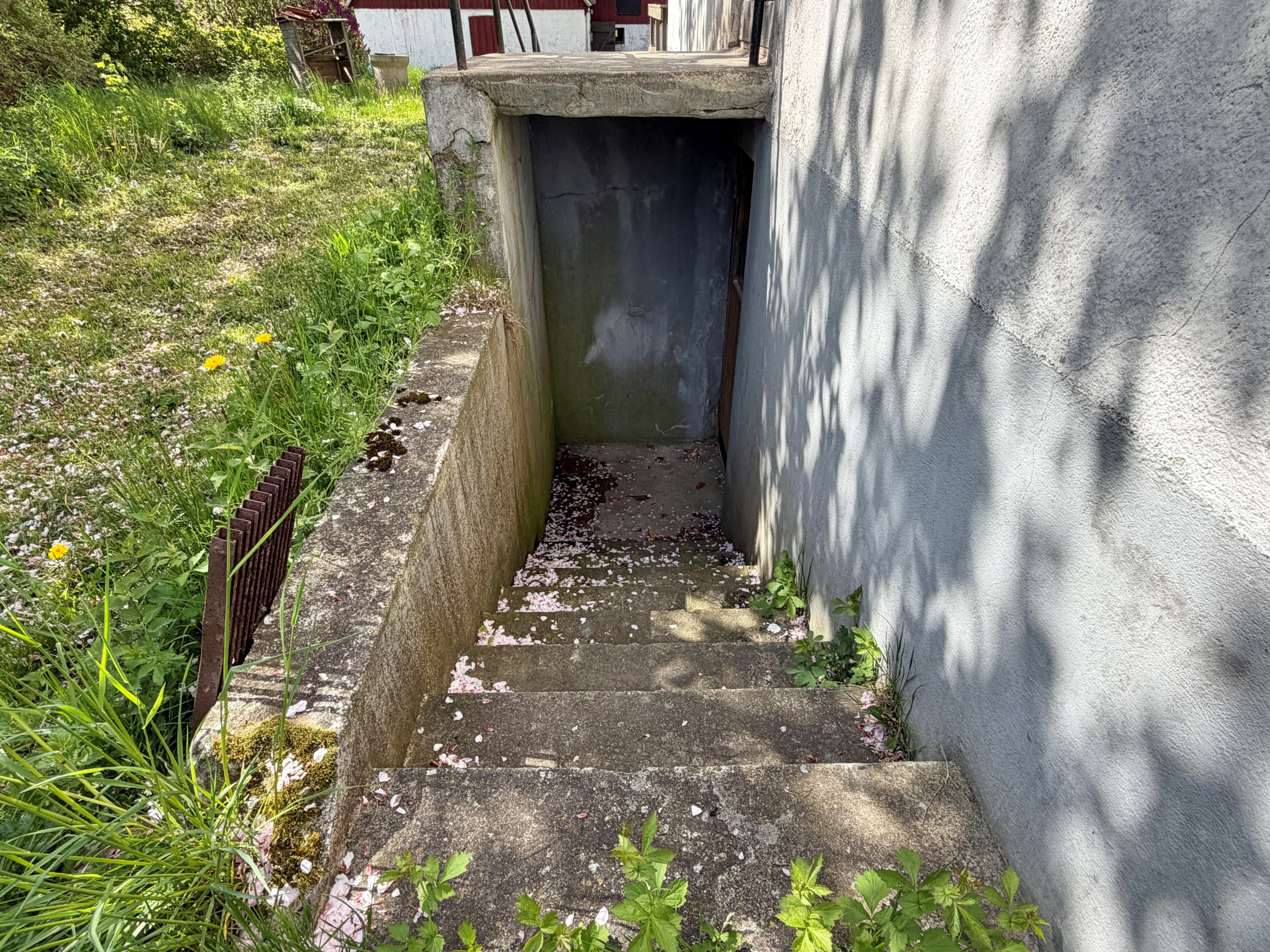 Ingång mot källardelen