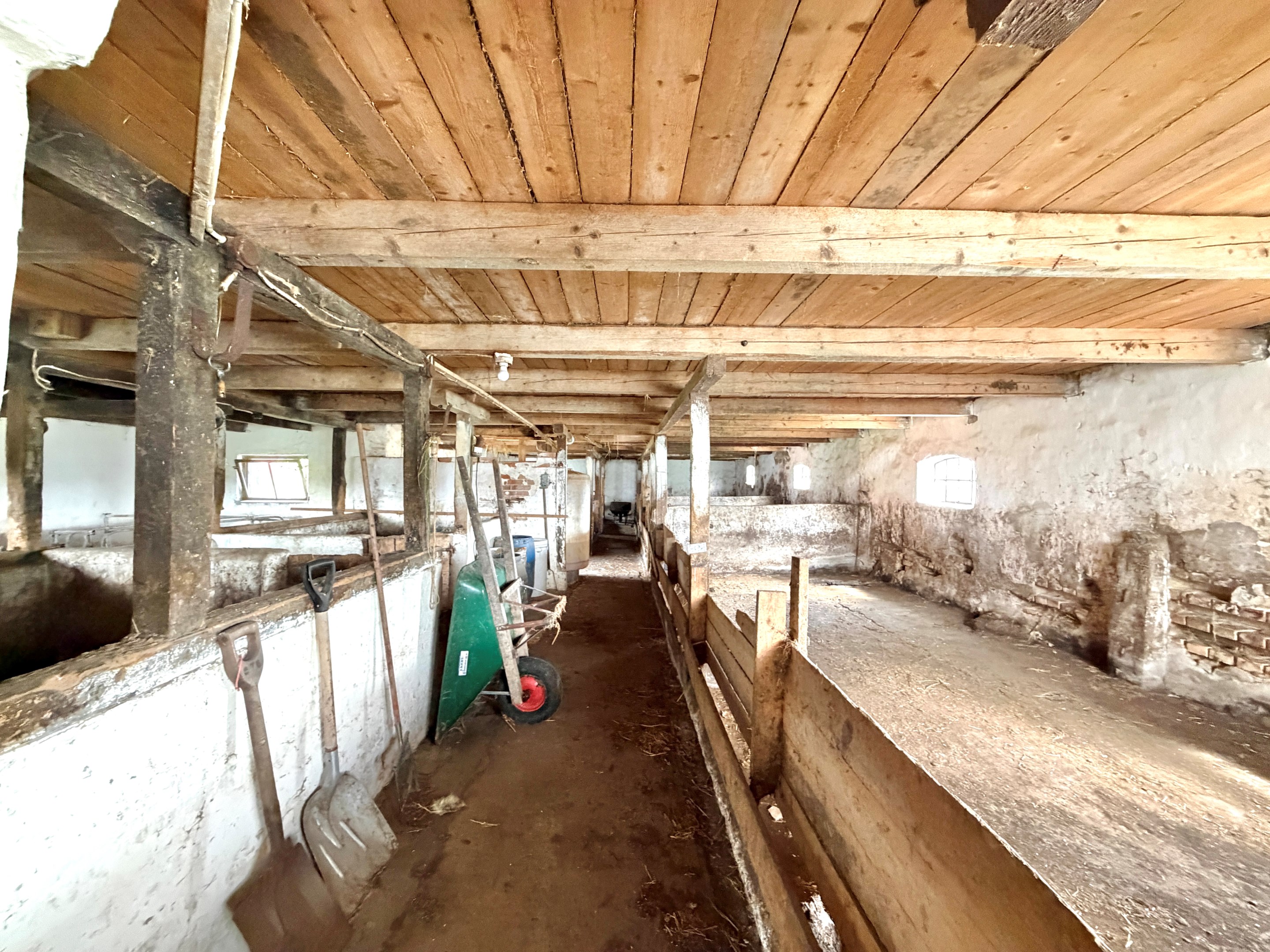 Stall interiört