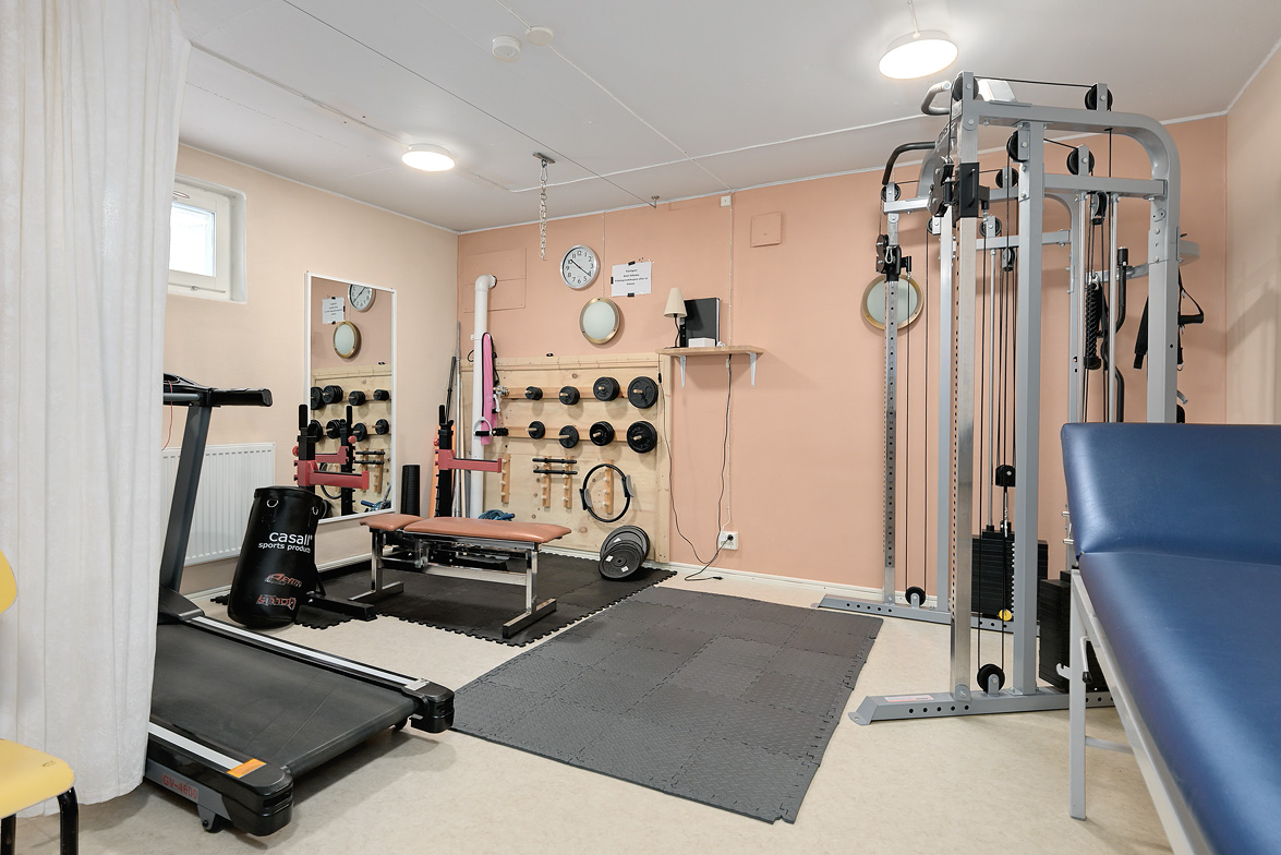 Bastu/relax/gym för föreningens medlemmar