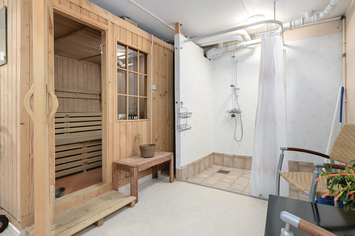 Bastu/relax/gym för föreningens medlemmar