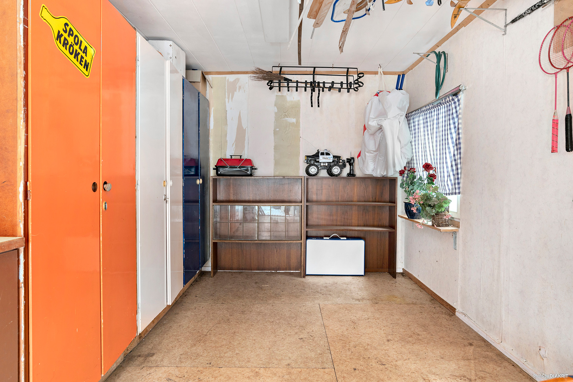 Det lilla "huset" på sidan av stalldelen