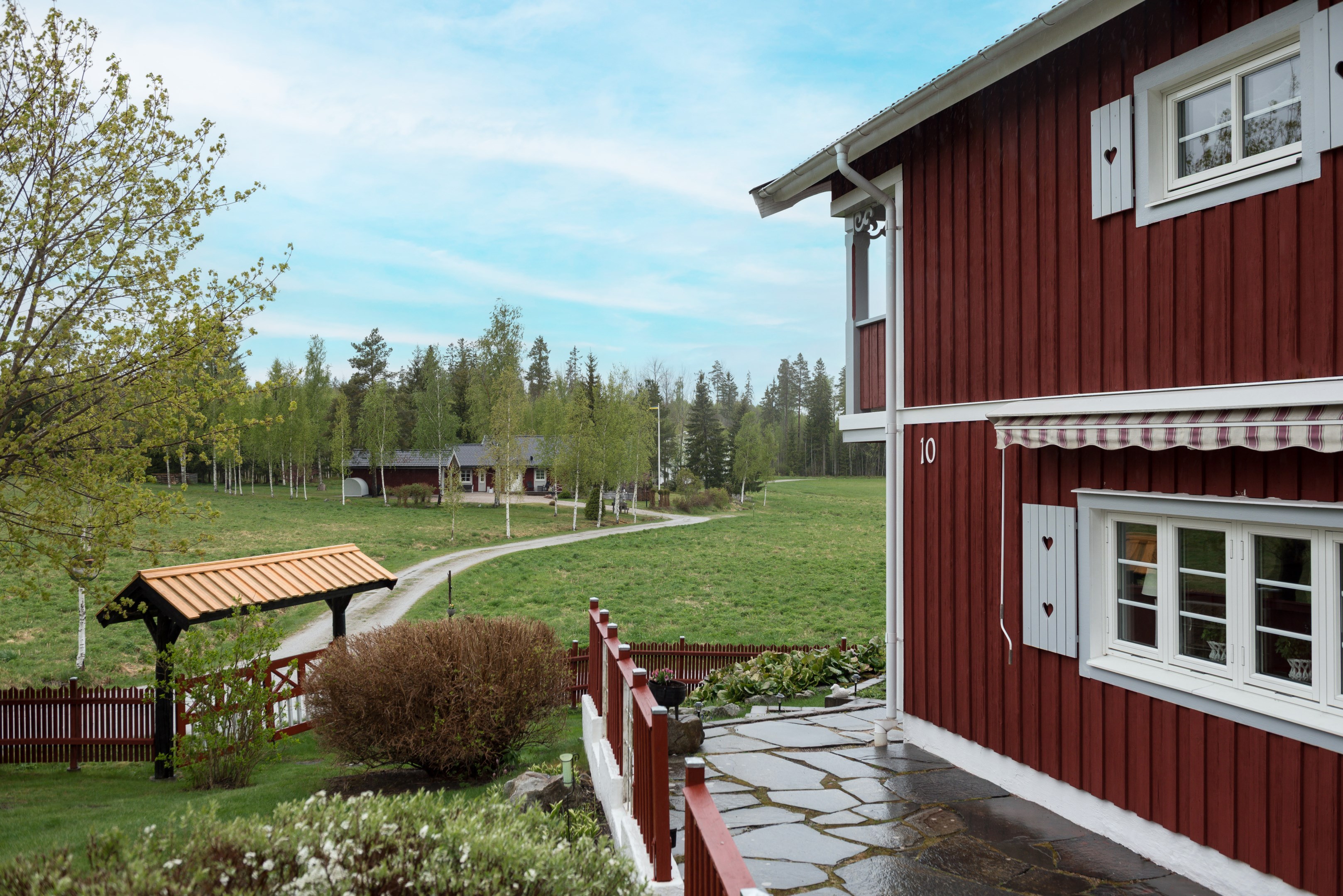 Uteplats på gavel