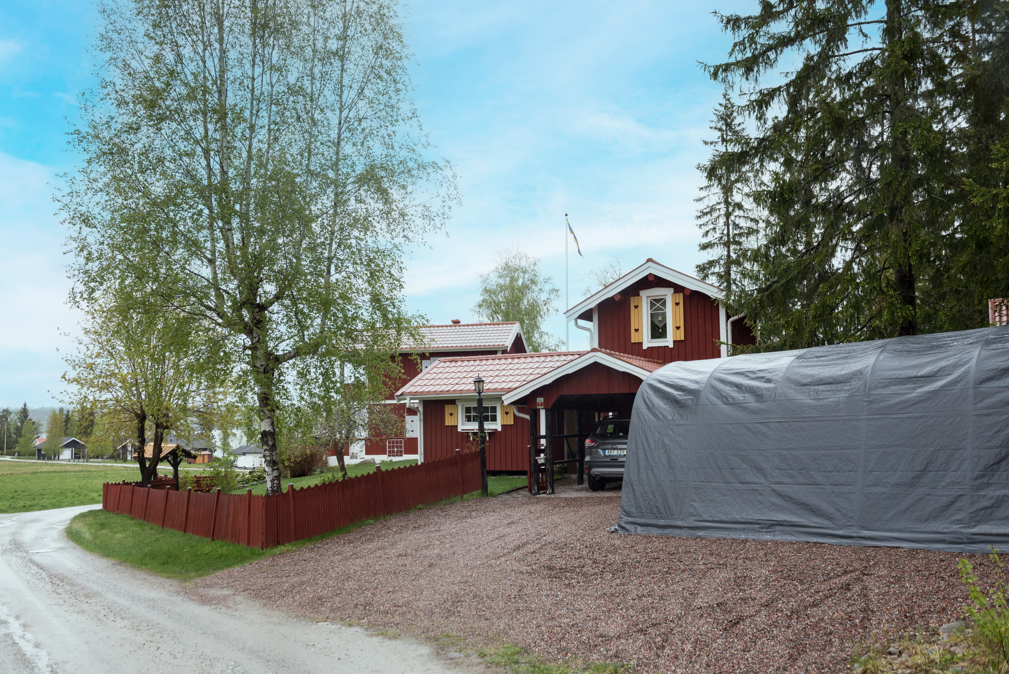 Parkering med carport