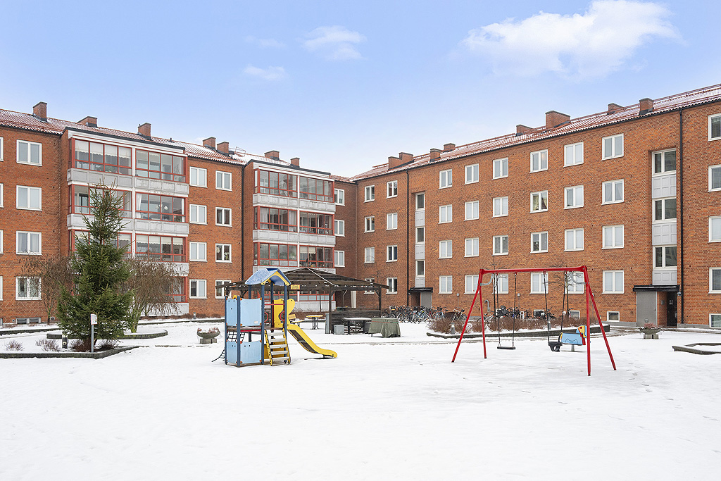 Lekplats i vintertid