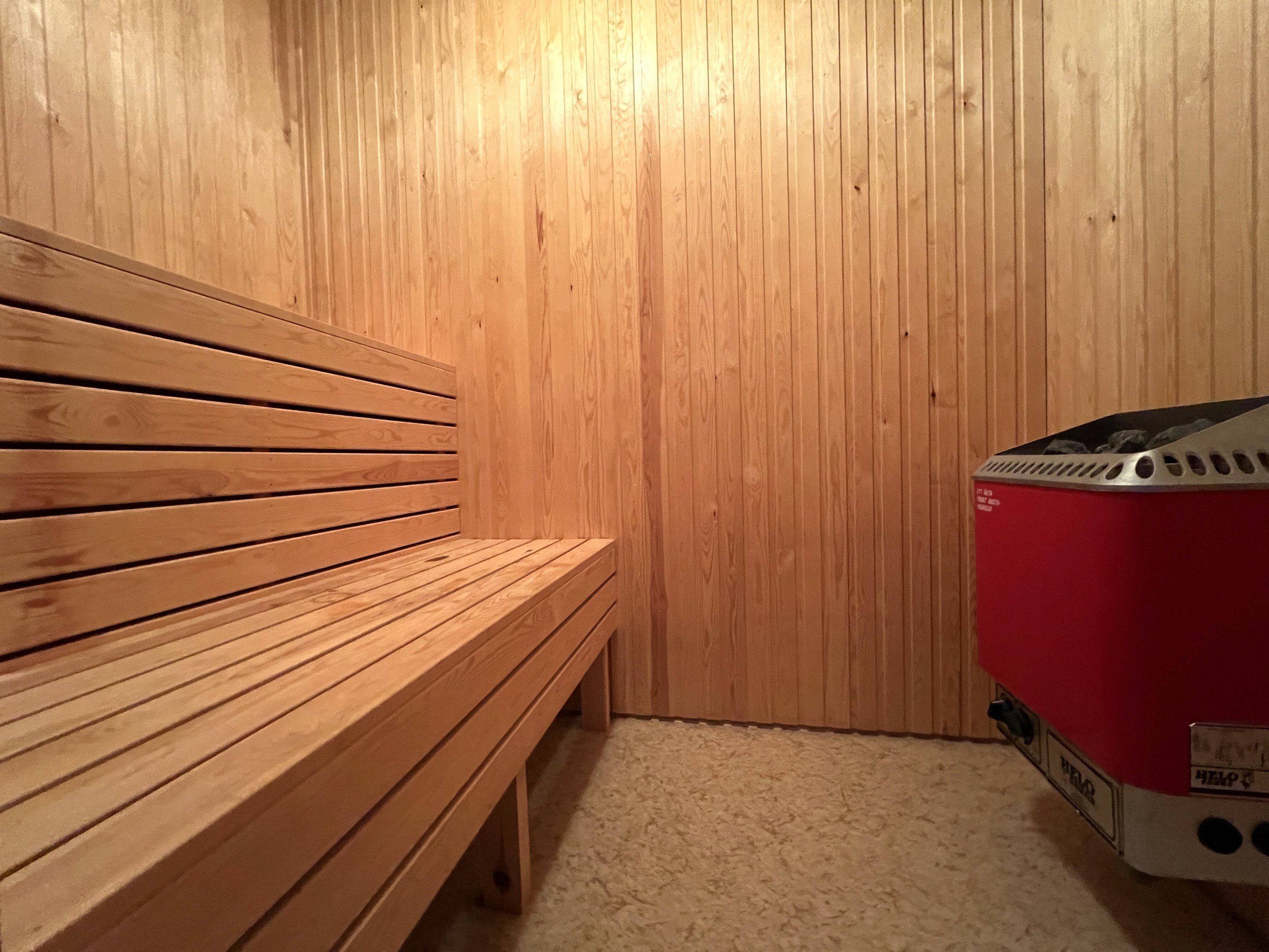 Med härlig bastu bredvid!