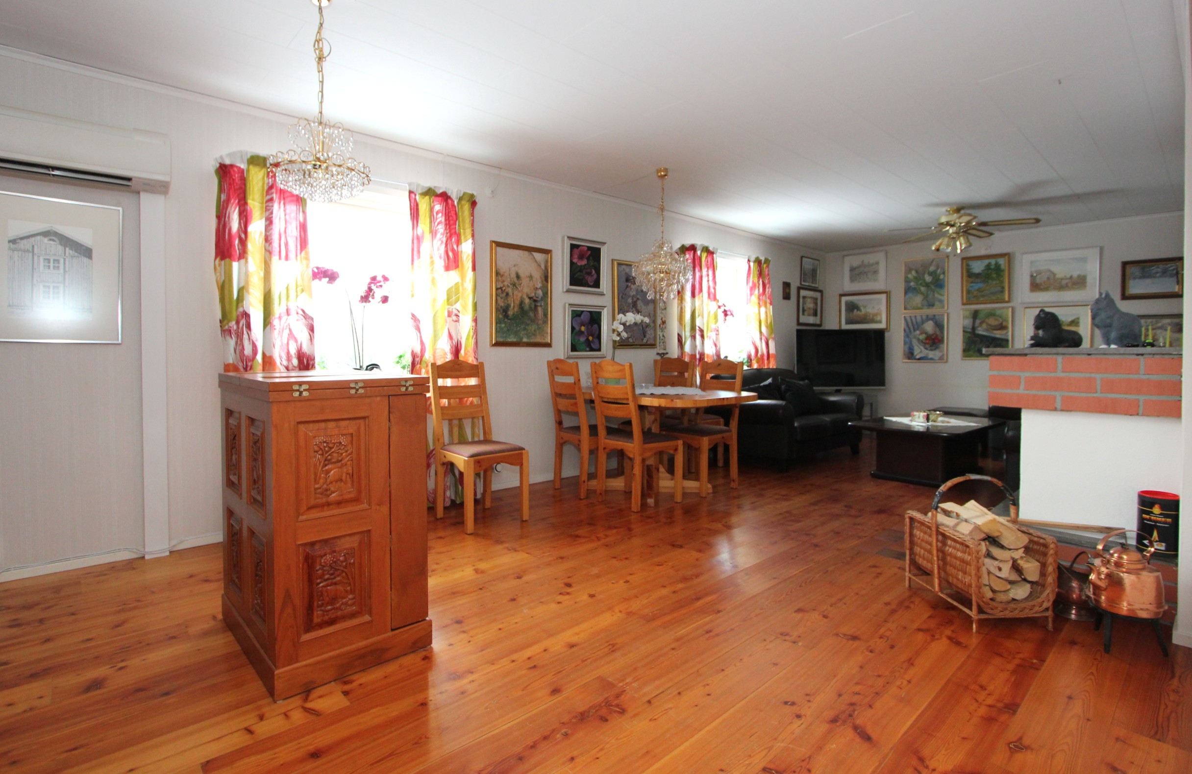 Härligt stort vardagsrum