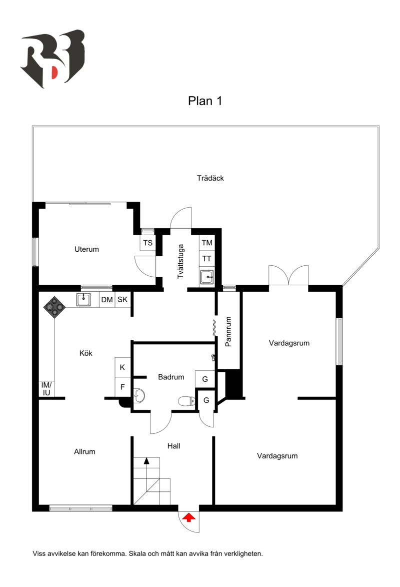 Planlösning bottenplan
