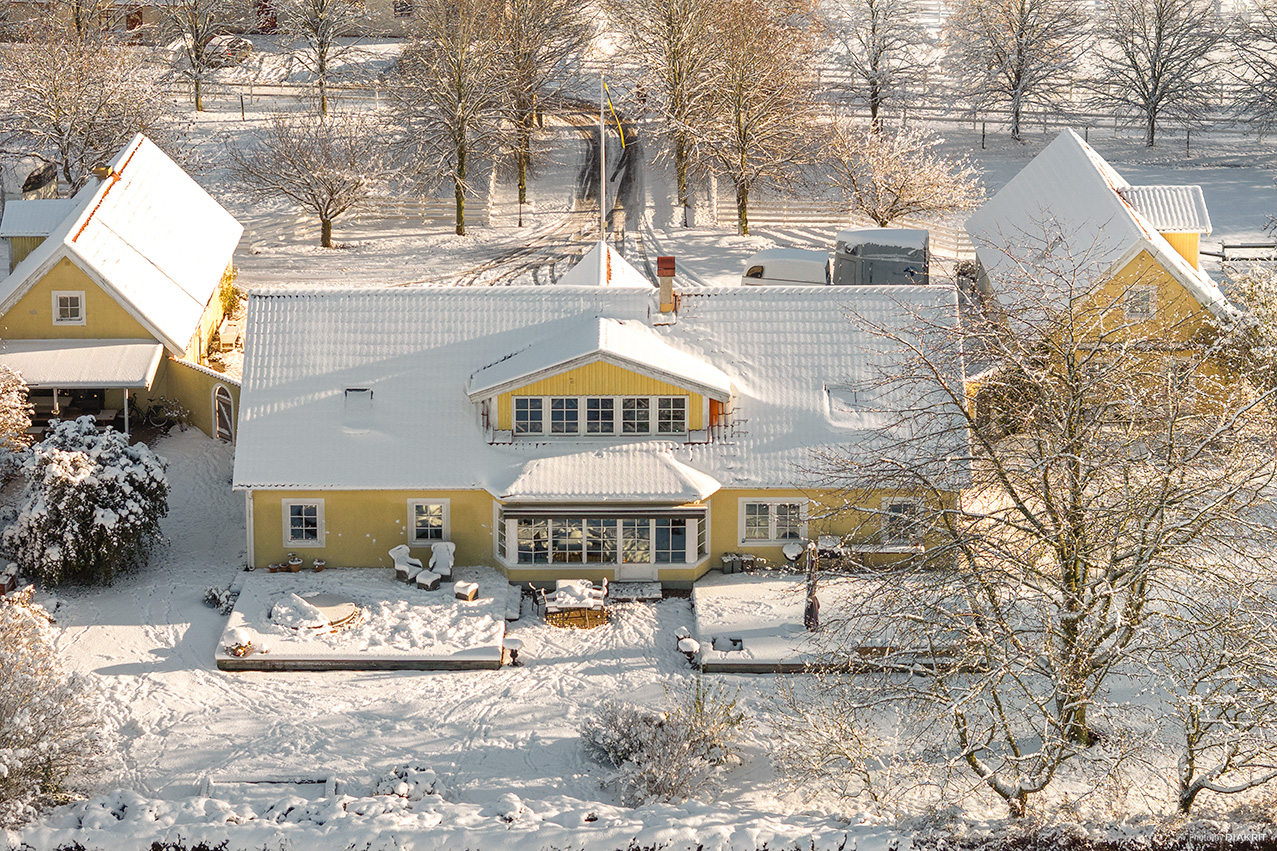 Vinterbild i magisk miljö
