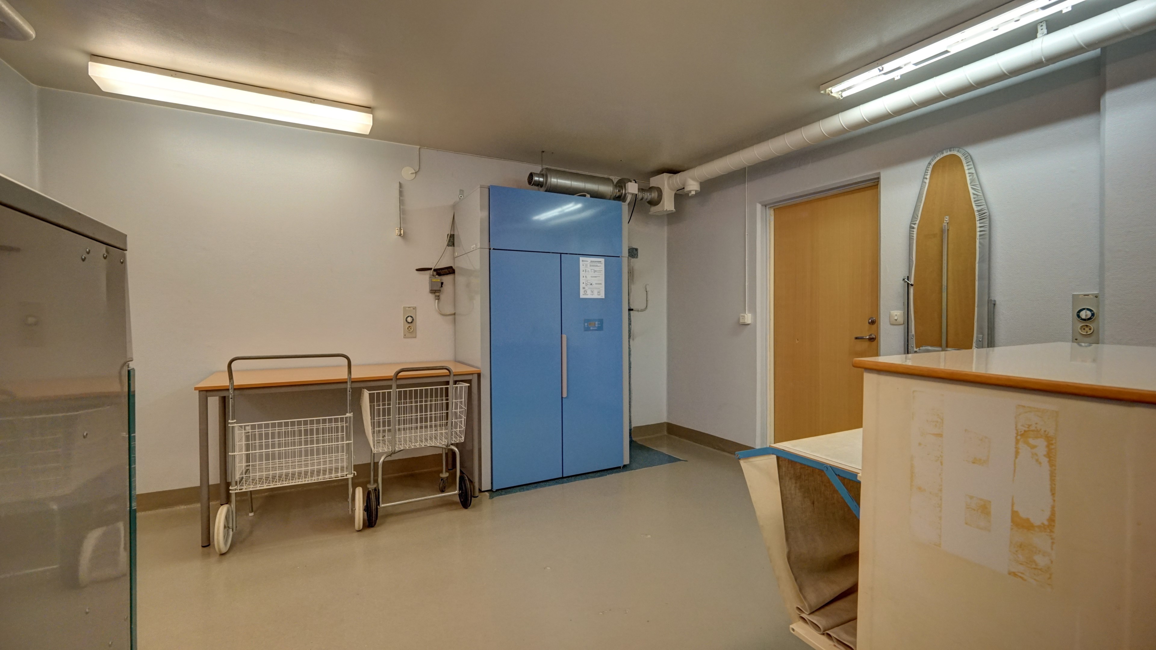 Torkrum på bottenvåningen