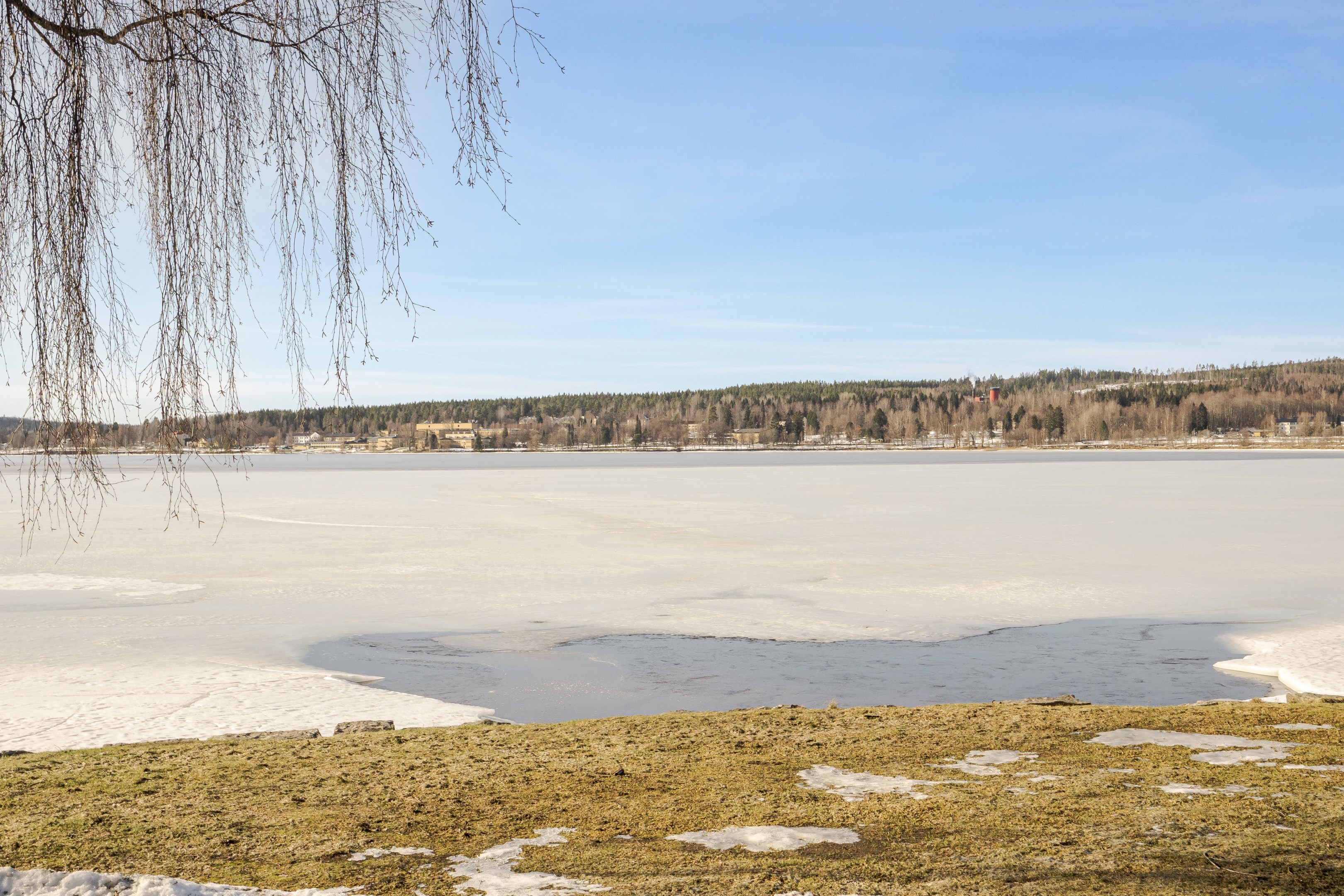 Badplats vid Ljustern