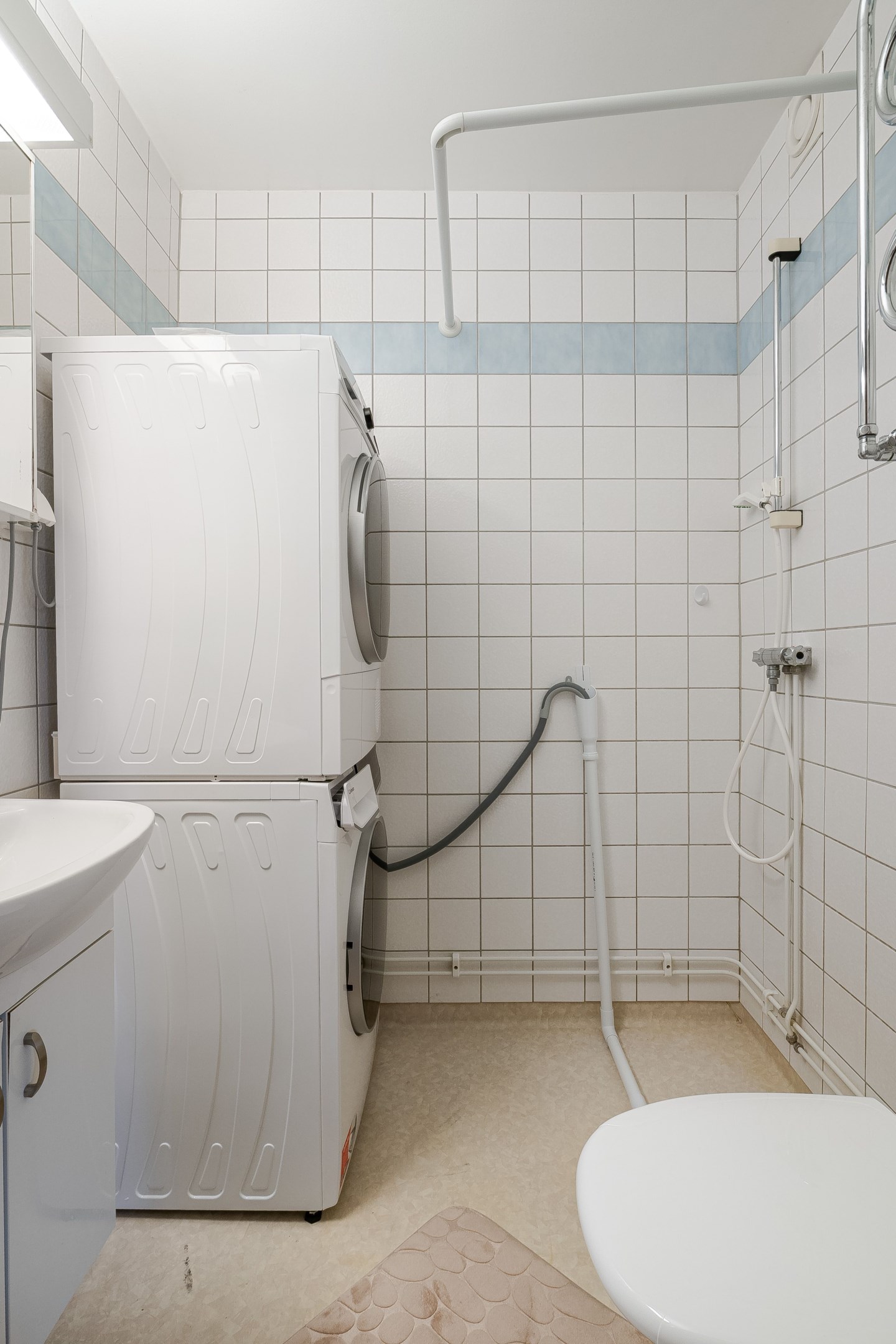 Badrum med tvättstuga